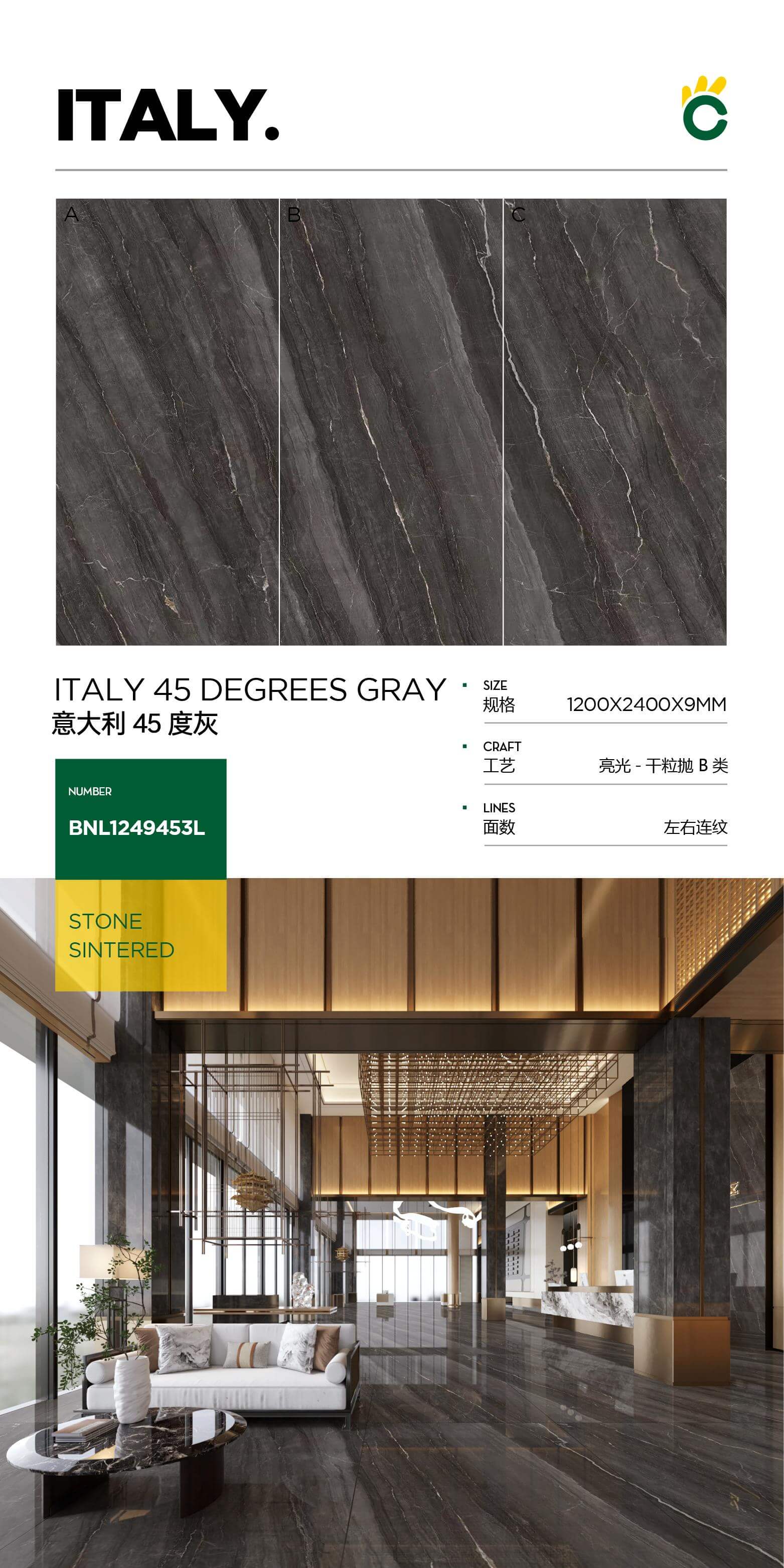 Italy 45 shades of gray 1249453L（12409L143） image 1