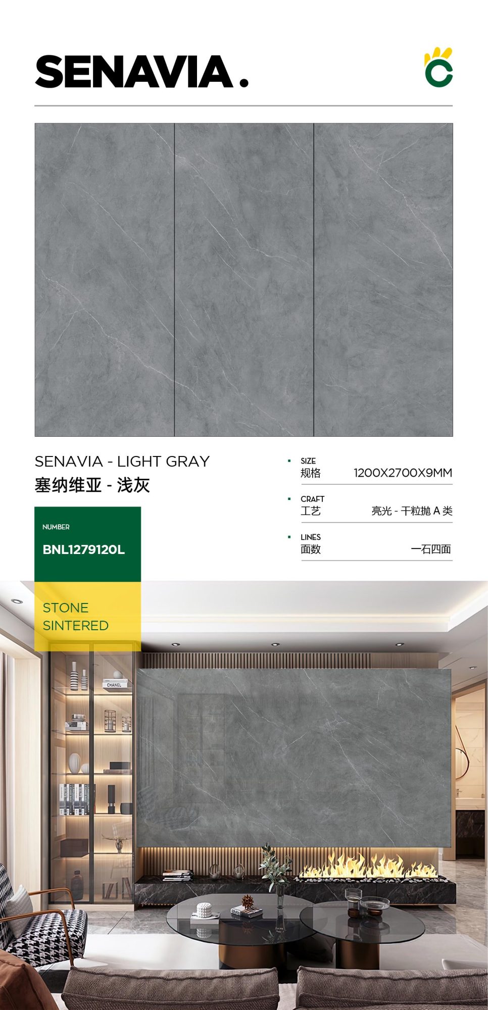 Senevia-light gray 1279120L image 1