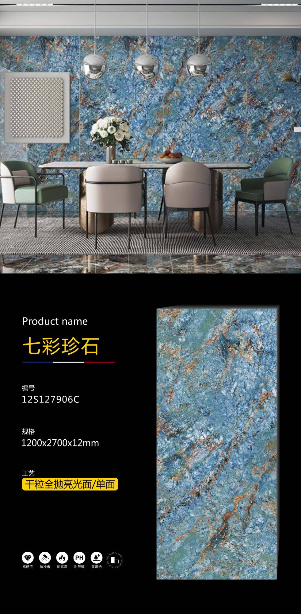 Colorful precious stones 12S127906C image 1