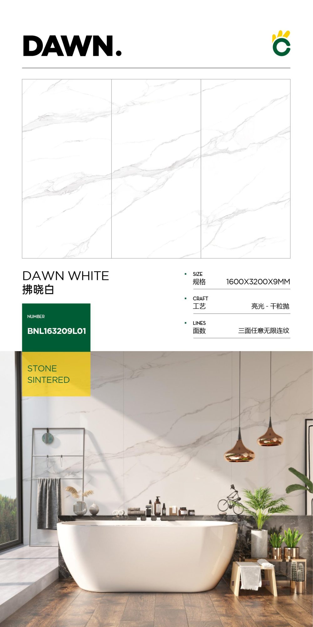 Dawn White (Alpine/Castle White) 163209L01 image 1
