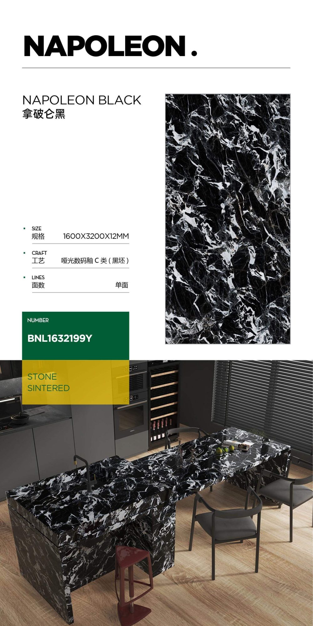 Napoleon black 1632199Y image 1