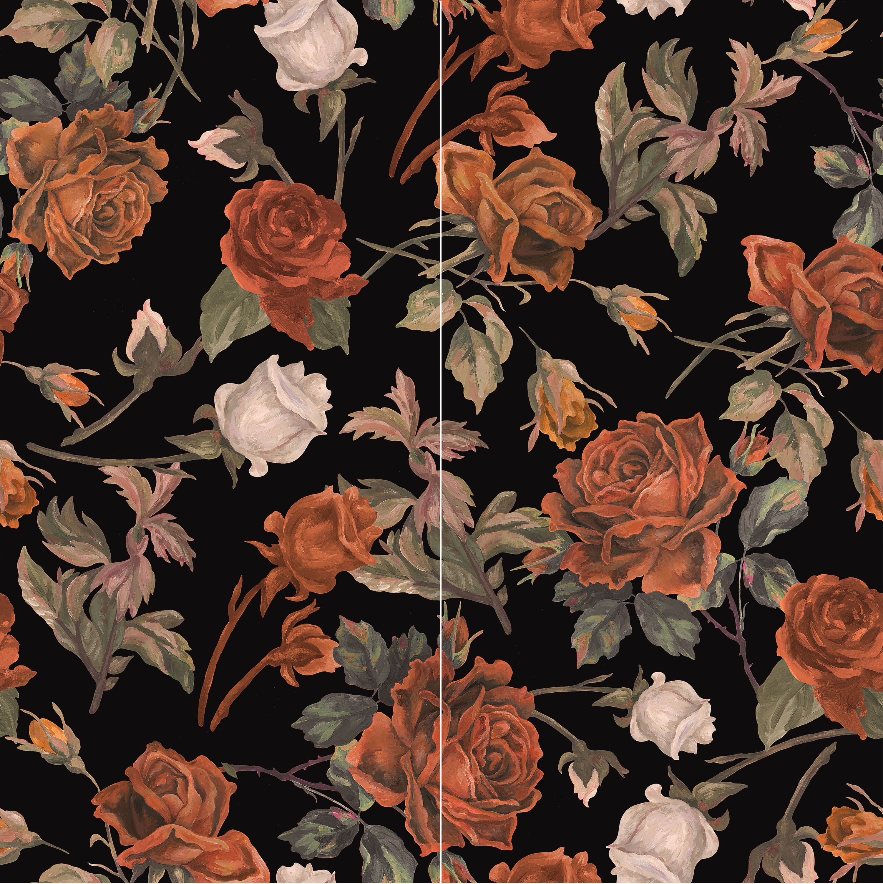 Les fleurs poussent dans la nuit noire 612M03D image 2