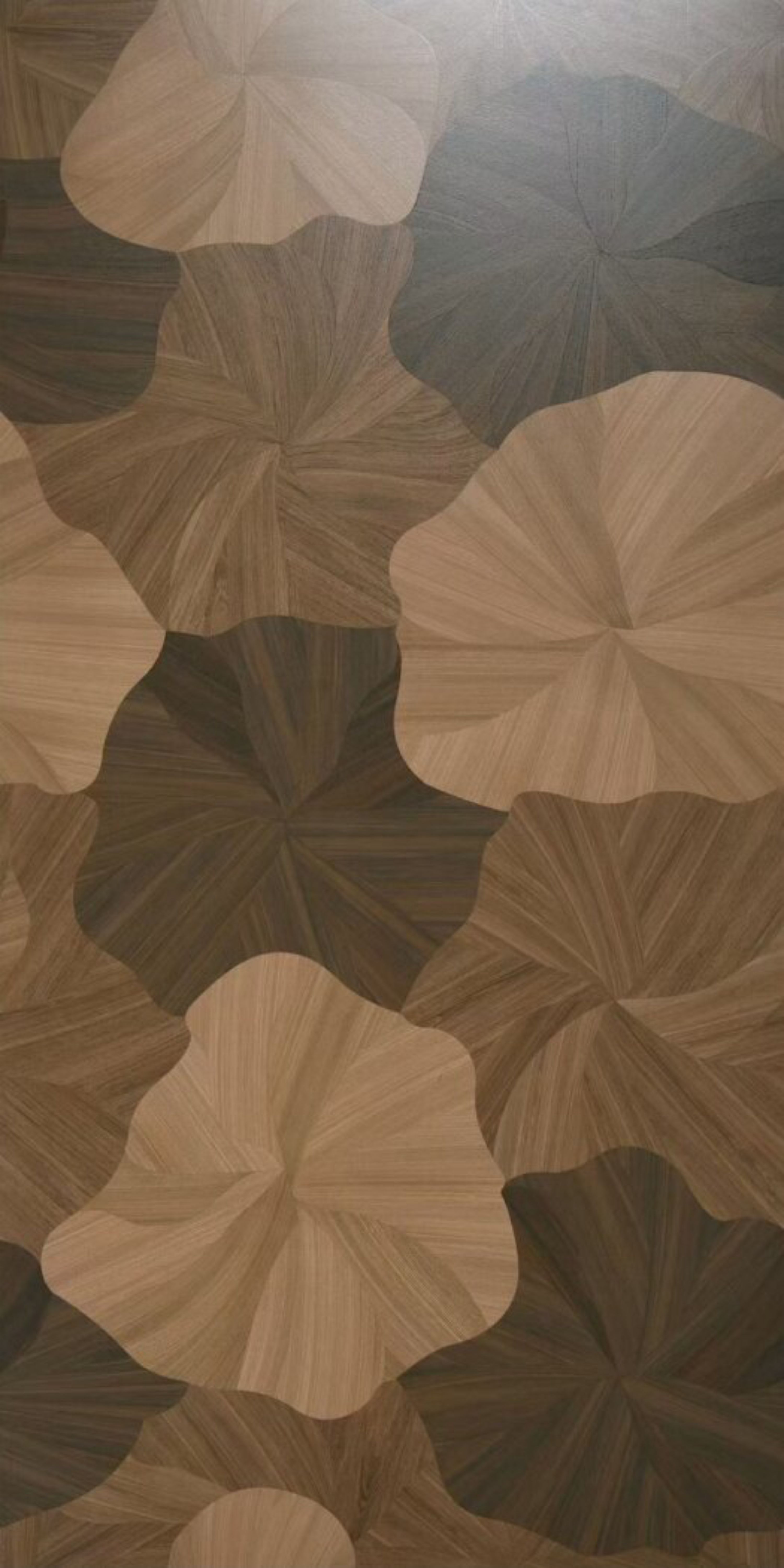 Lotus leaf wood grain-dark brown 612M08A image 2