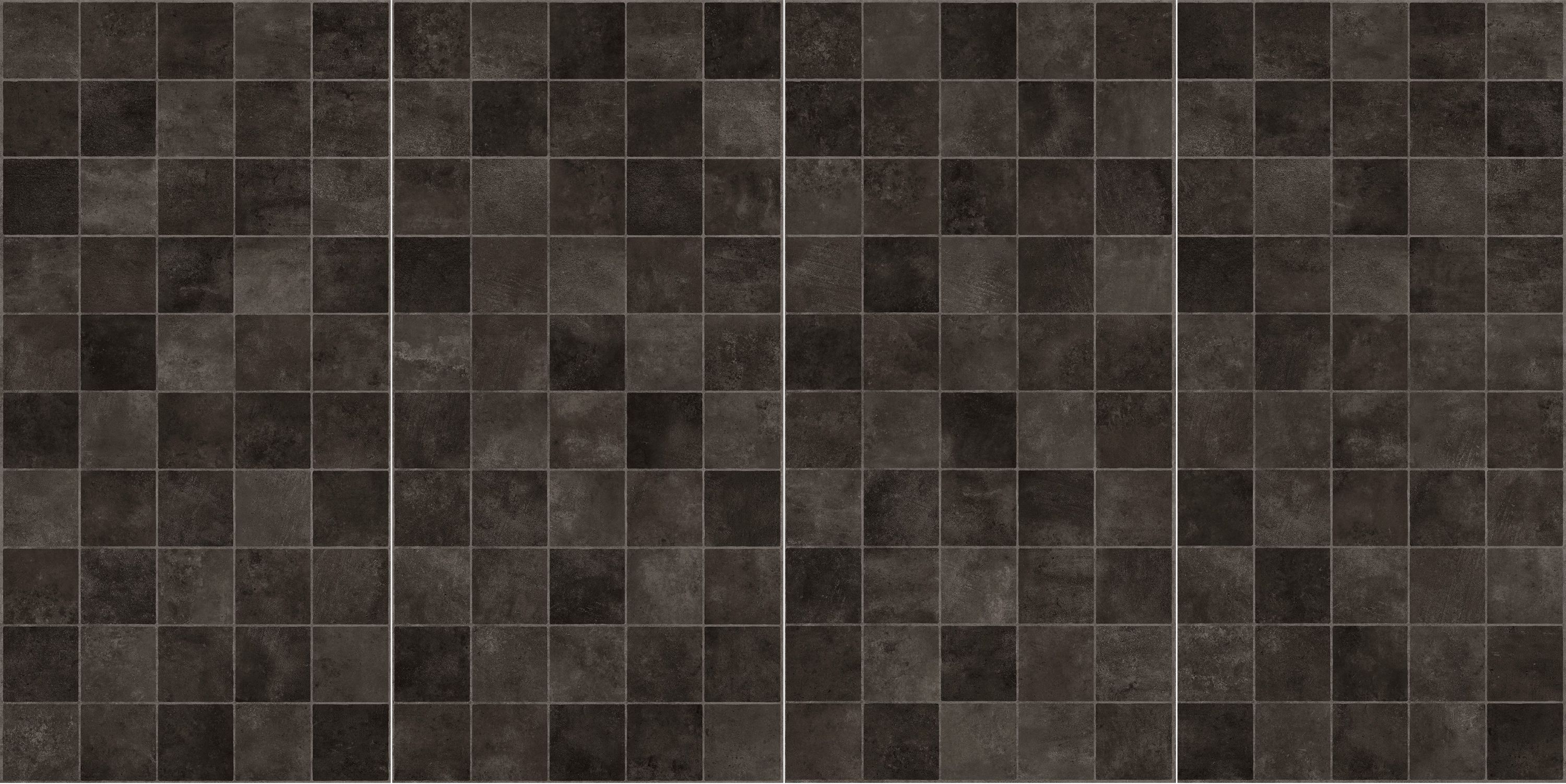 Clear cement square tile-dark gray 612M11A image 2