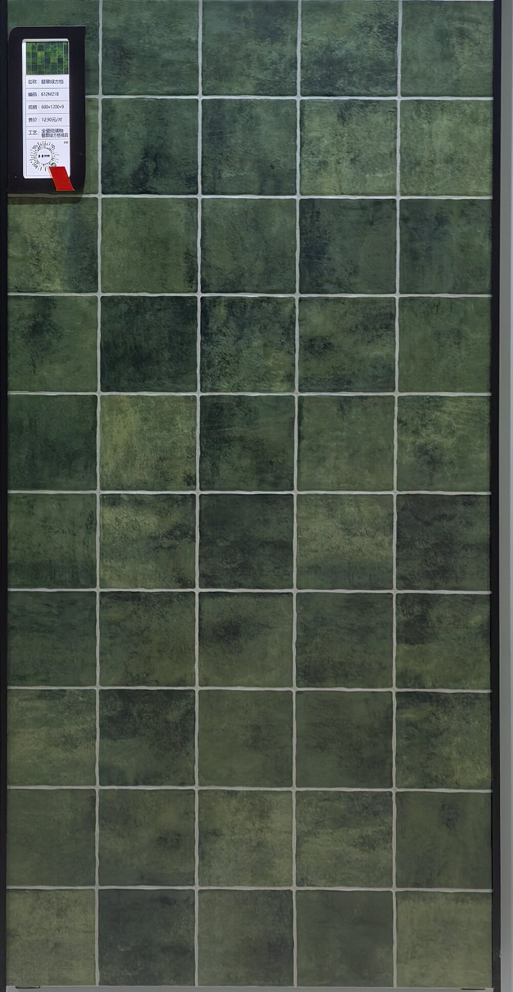 Emerald Green Checkered 612M21B image 3