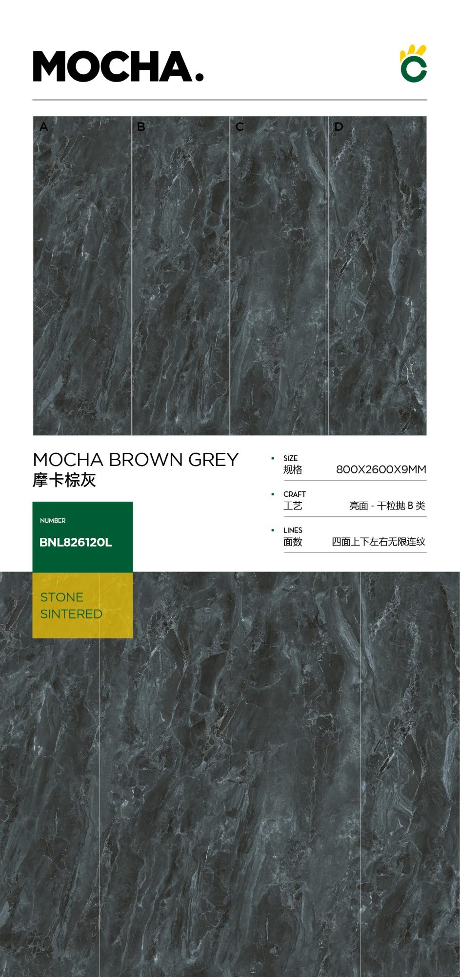 Mocha brown gray