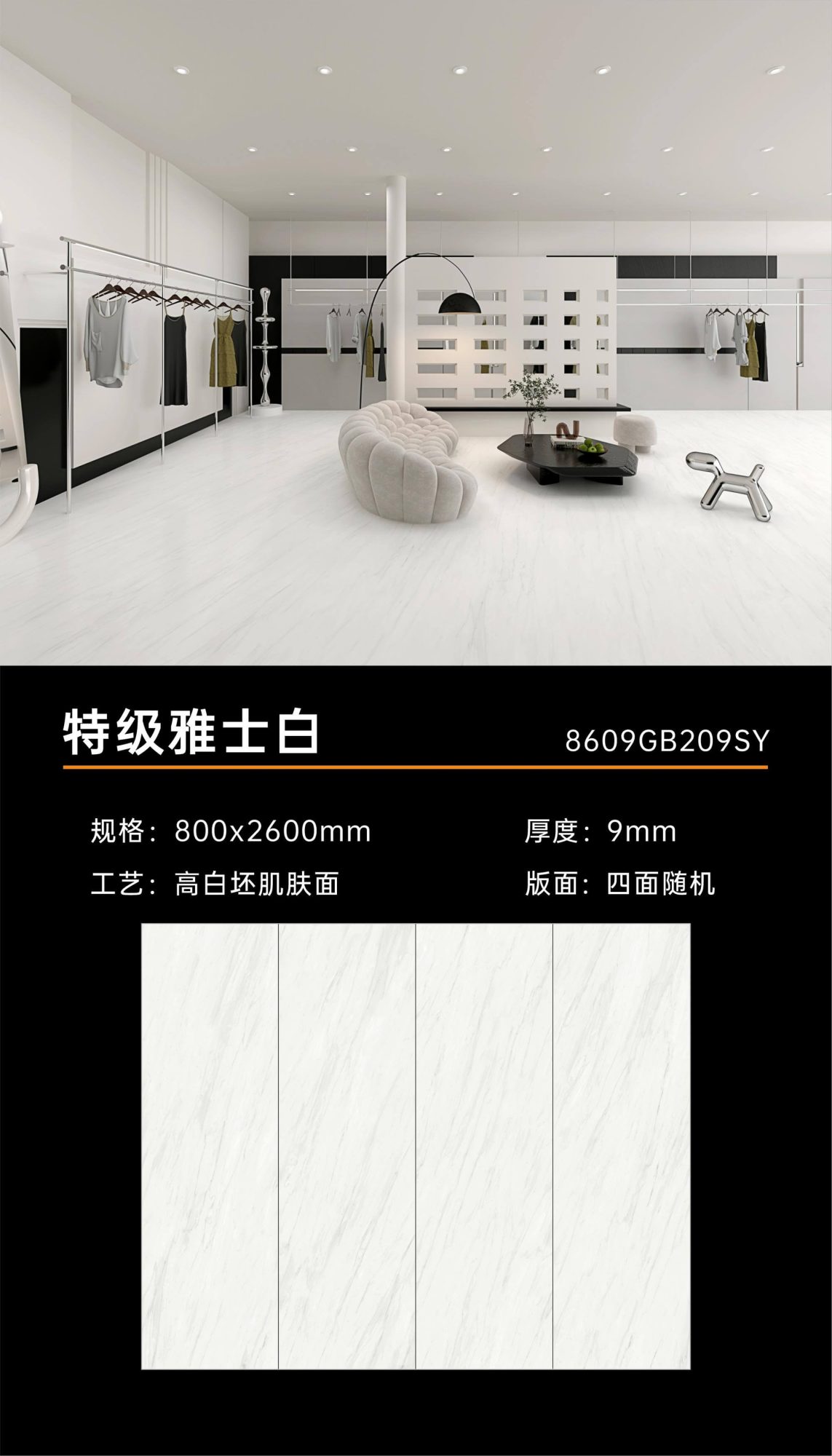 Extra white 8609GB209SY image 1