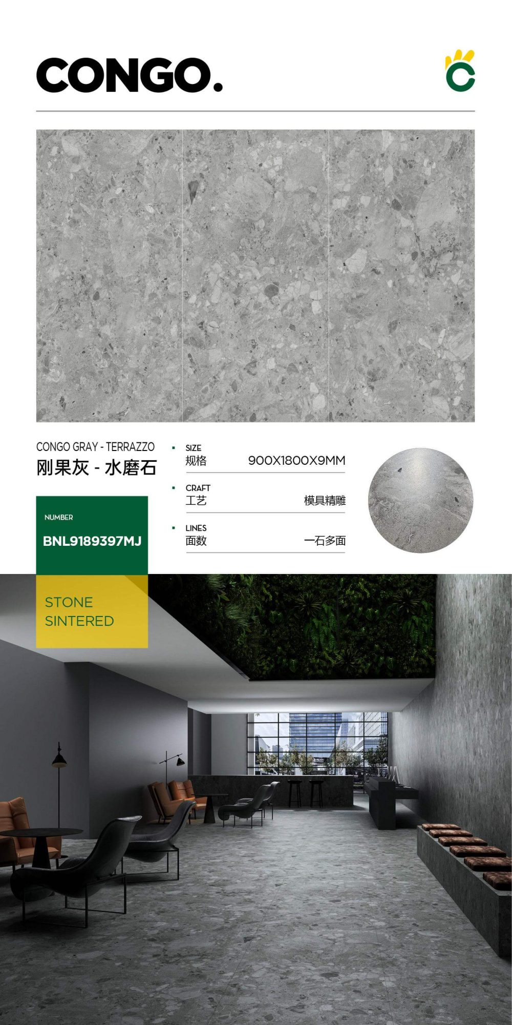 Congo Gray-Terrazzo 9189397MJ image 1