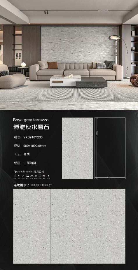 Boya gray terrazzo 918Y230 image 1
