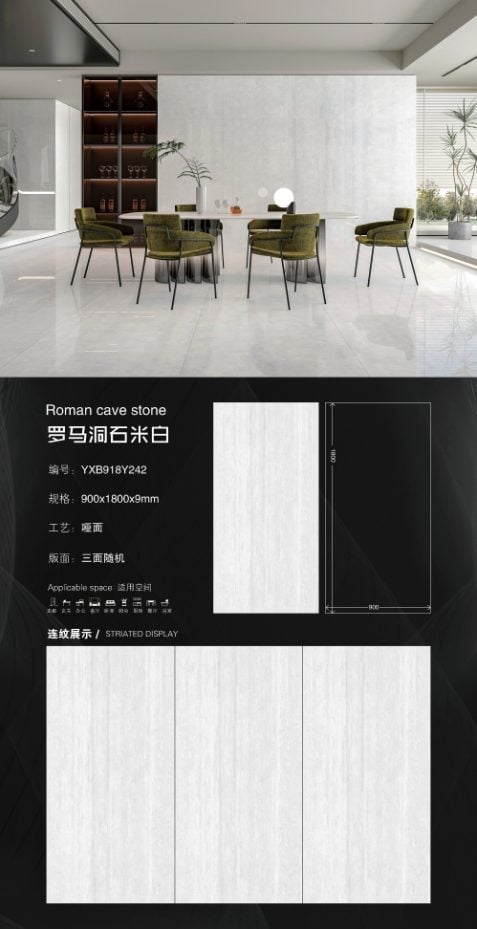 Roman travertine off-white 918Y242 image 1