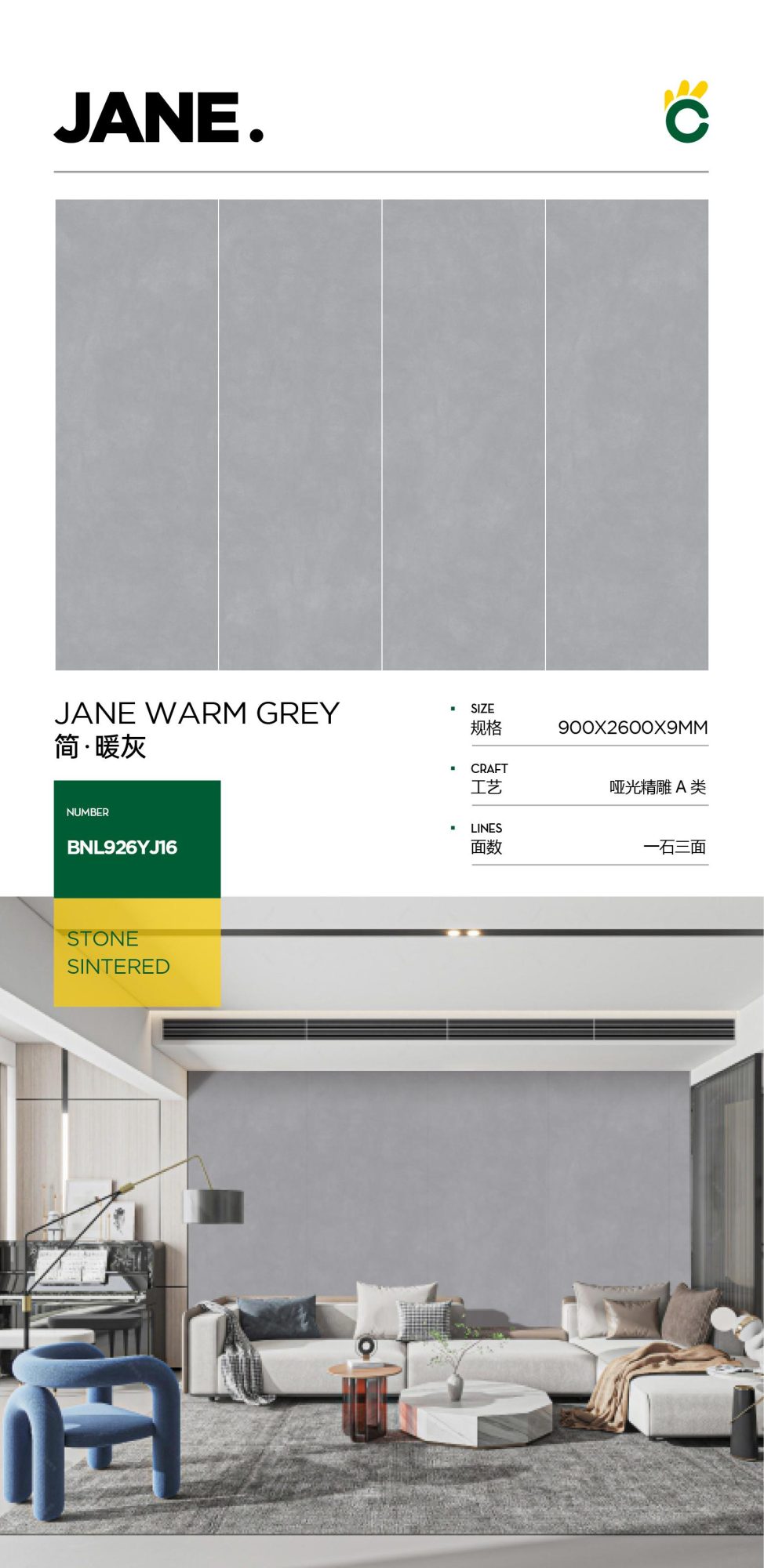 Jane-grigio caldo 926YJ16 image 1