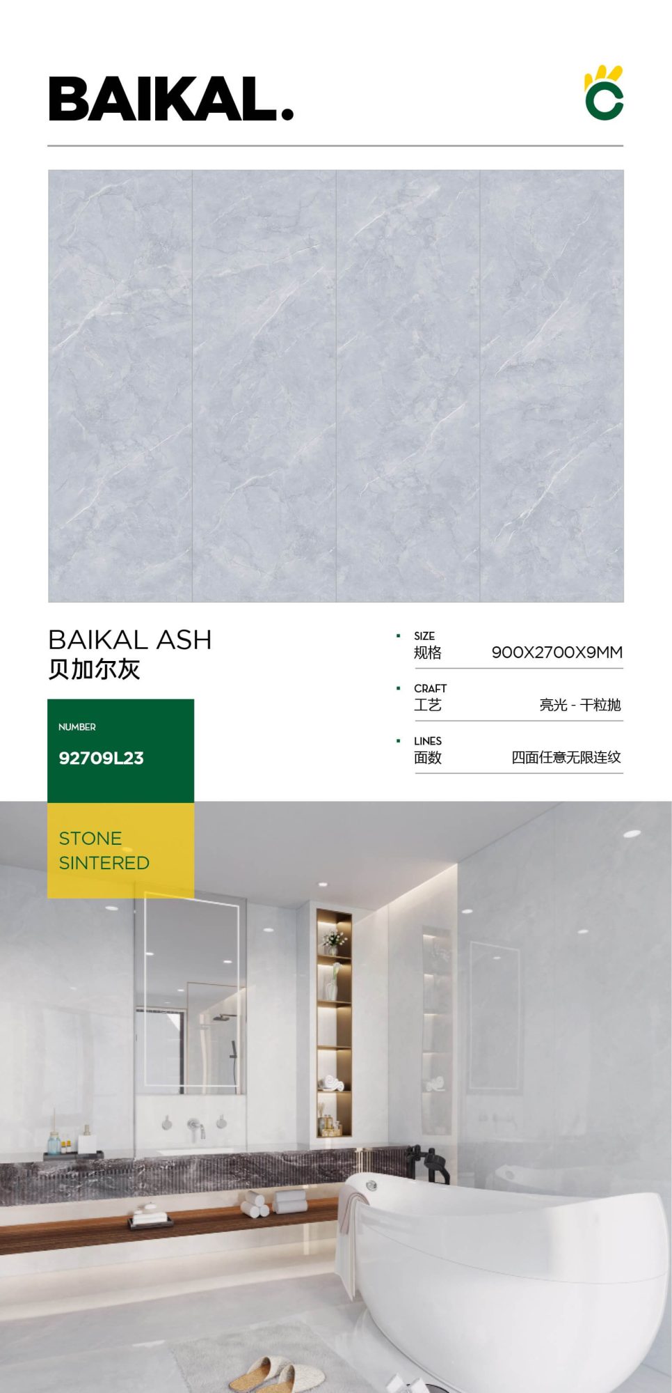 Baikal gray 92709L23 image 1