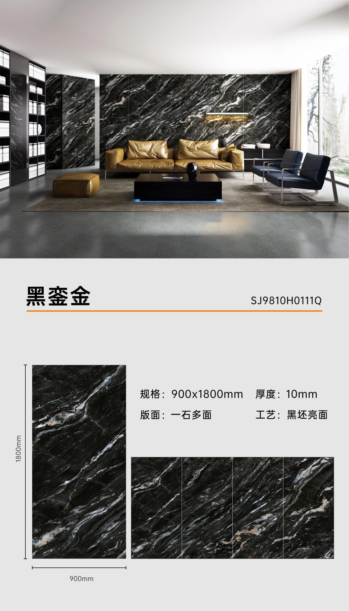 schwarzes Gold 9810H0111Q image 1