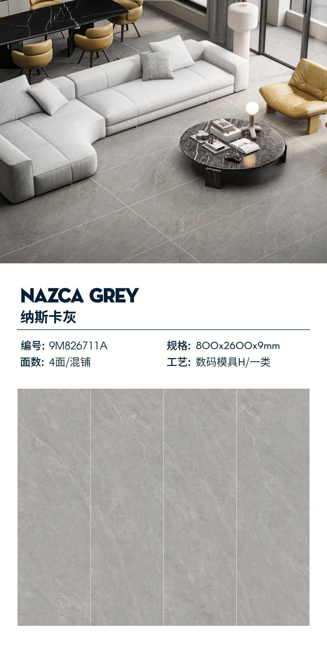 Nazca Gray 9M826711A image 1