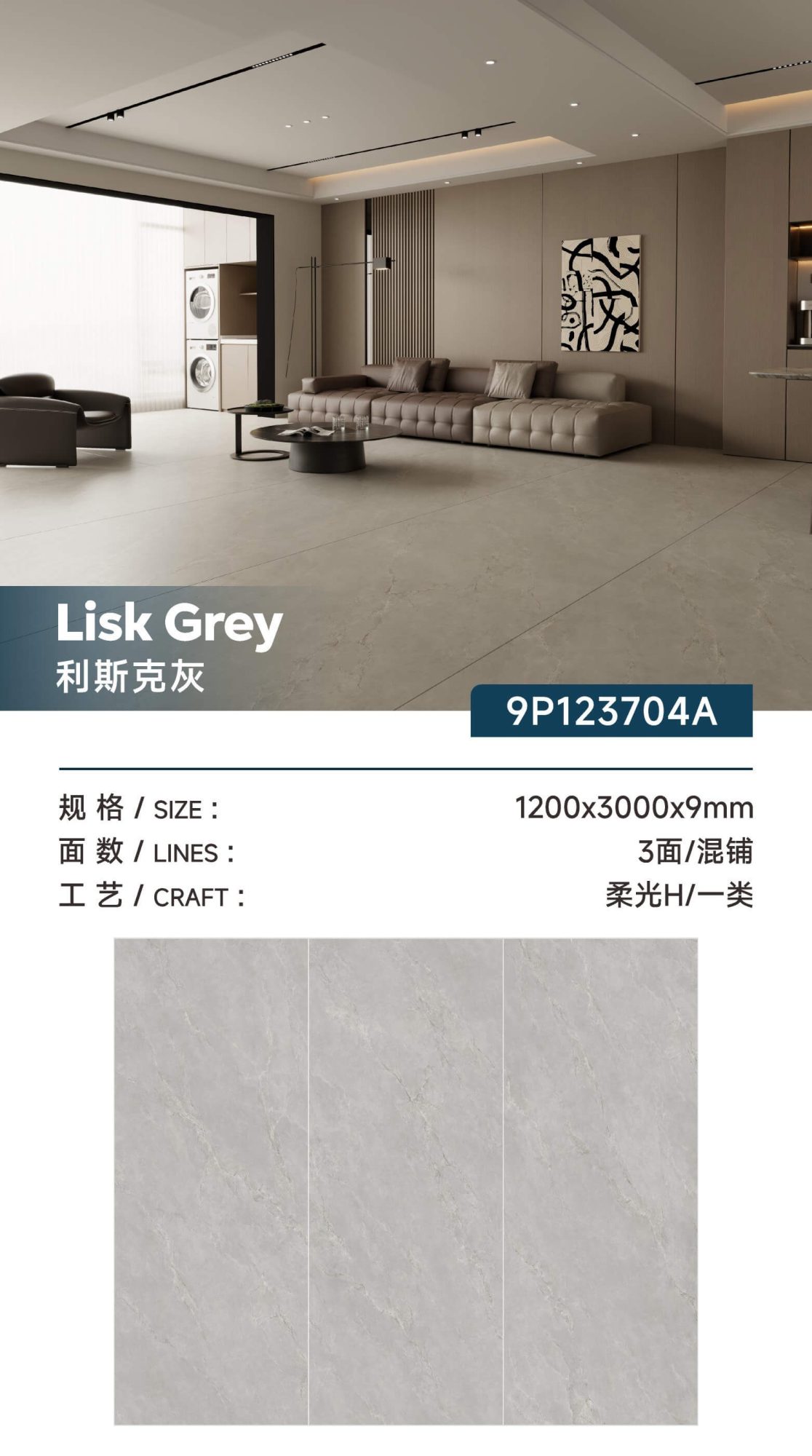 Lisk Gray 9P123704A image 1