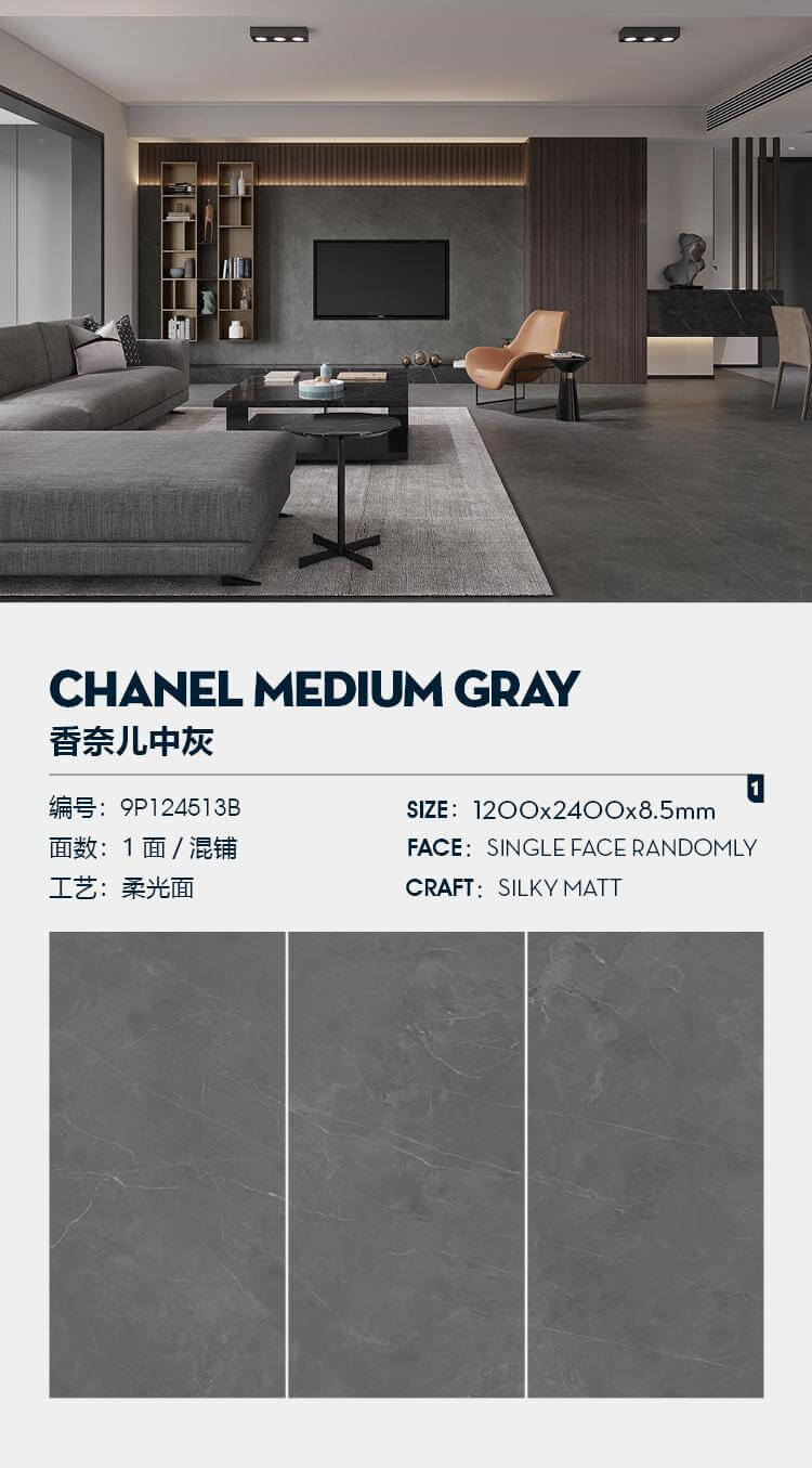 Chanel medium gray 9P124513B image 1