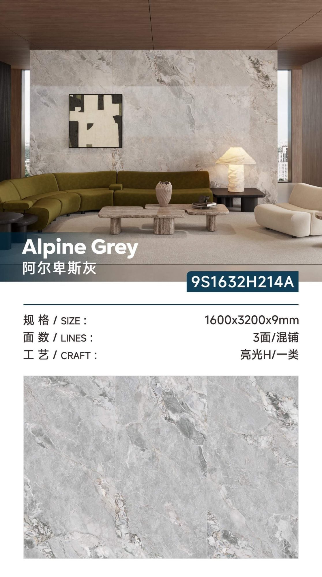 alpine gray 9S1632H214A image 1