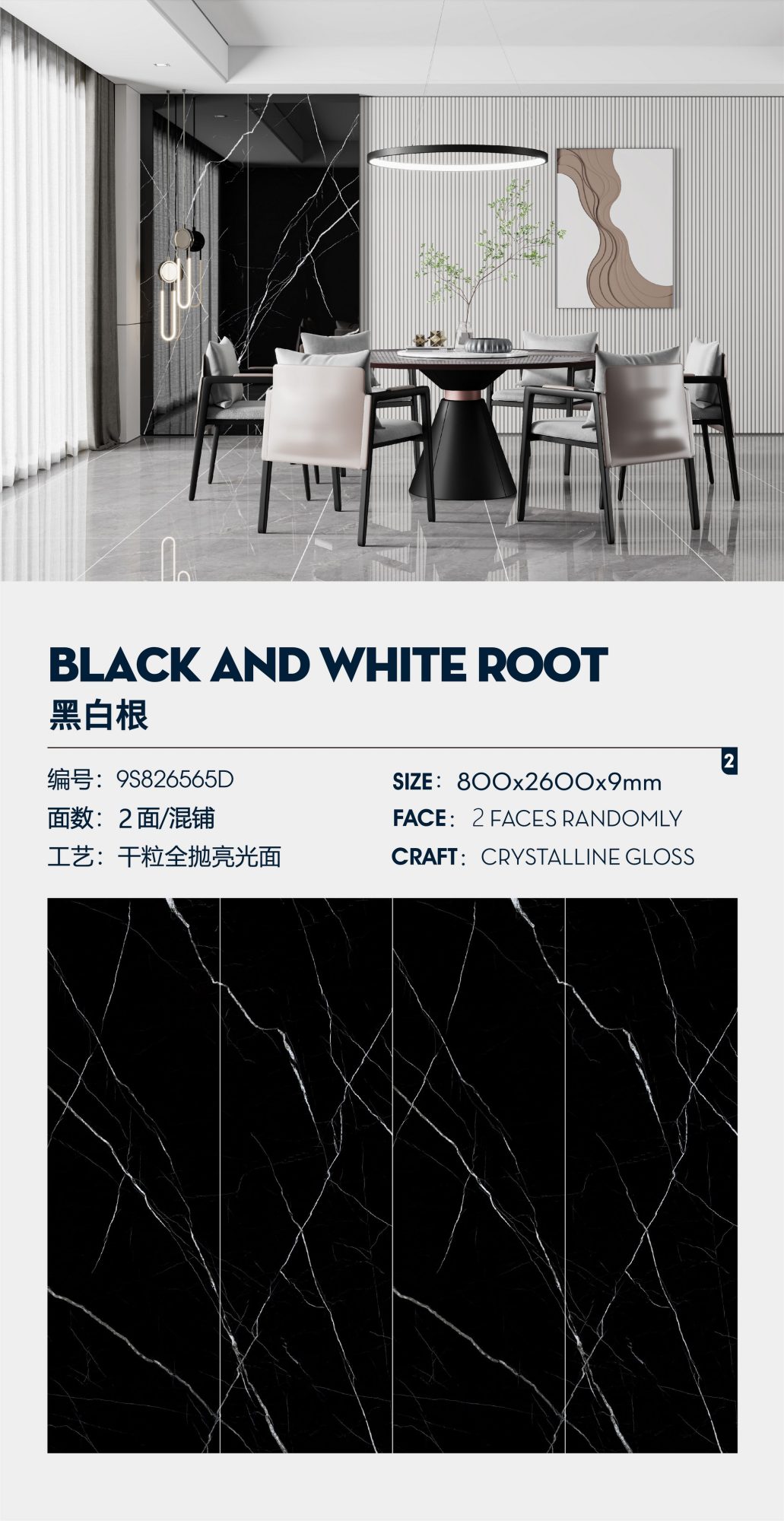 Black and white roots 9S826565D image 1