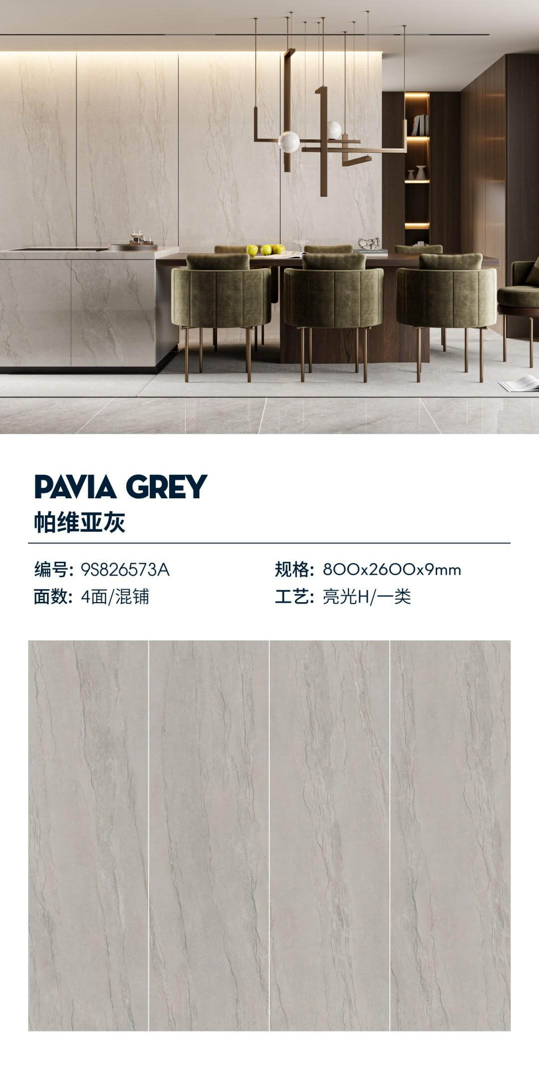 Pavia Gray 9S826573A image 1