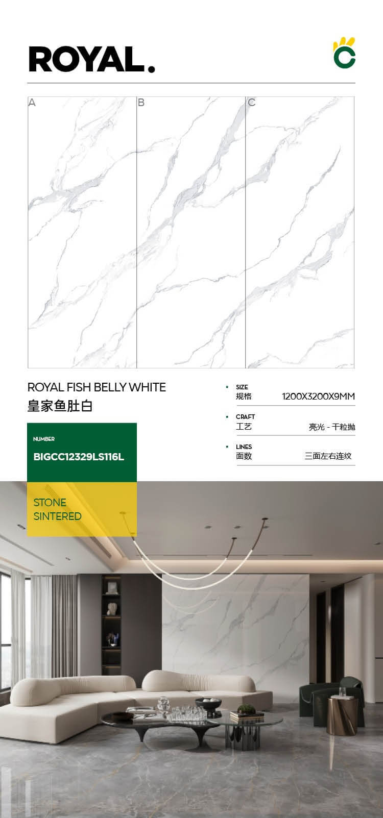 royal fish belly white