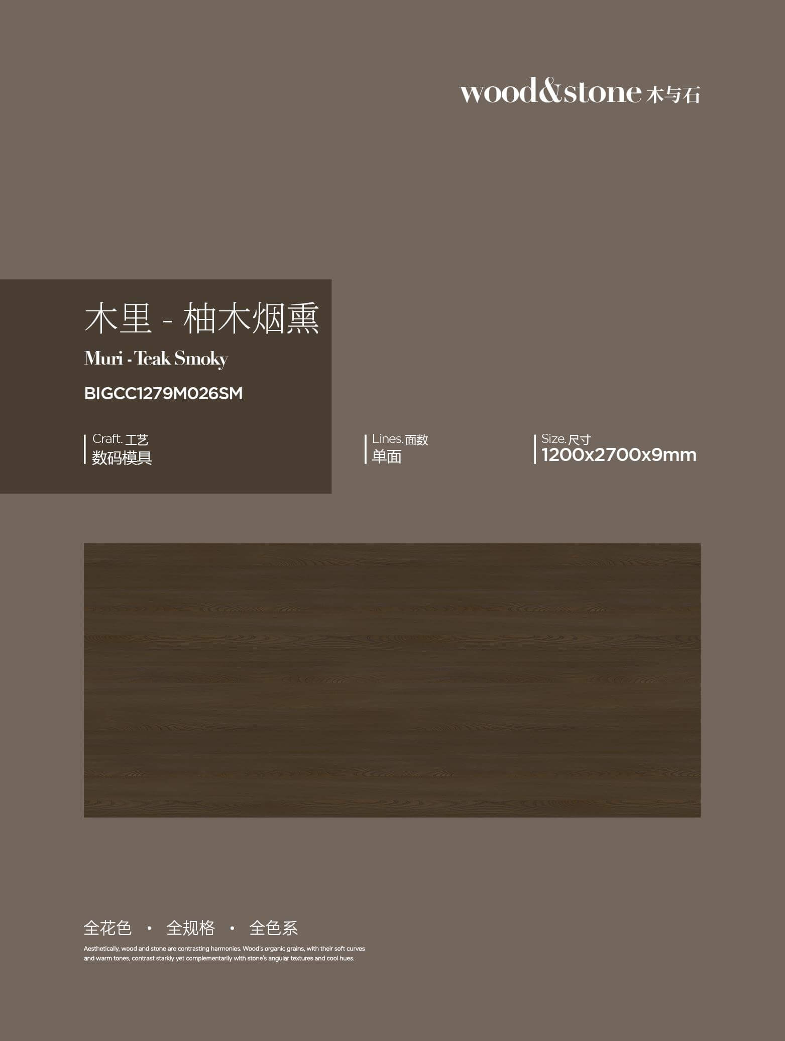 Muli-teakwood smoke