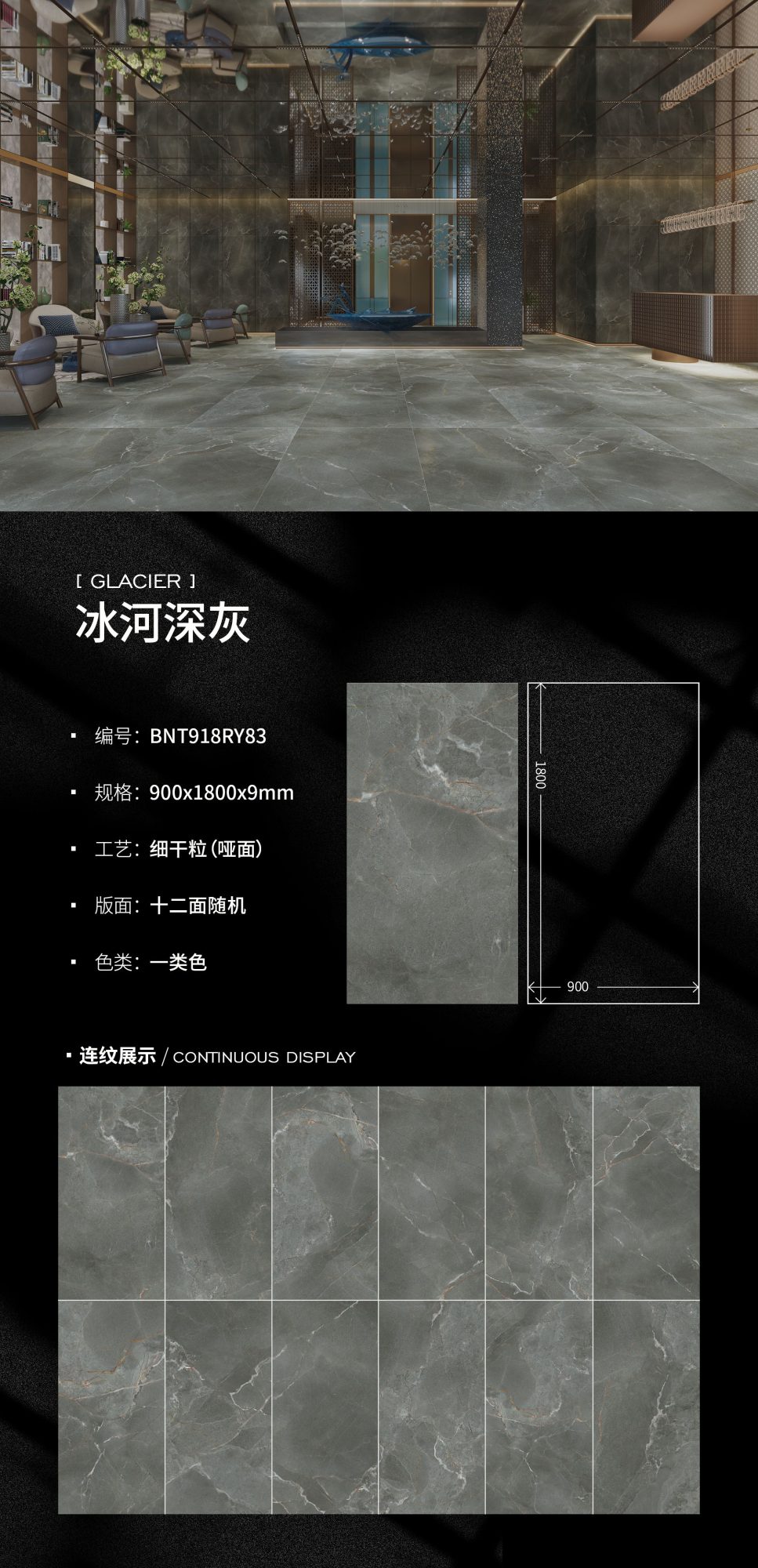 Glacier dark gray BNT918RY83 image 1