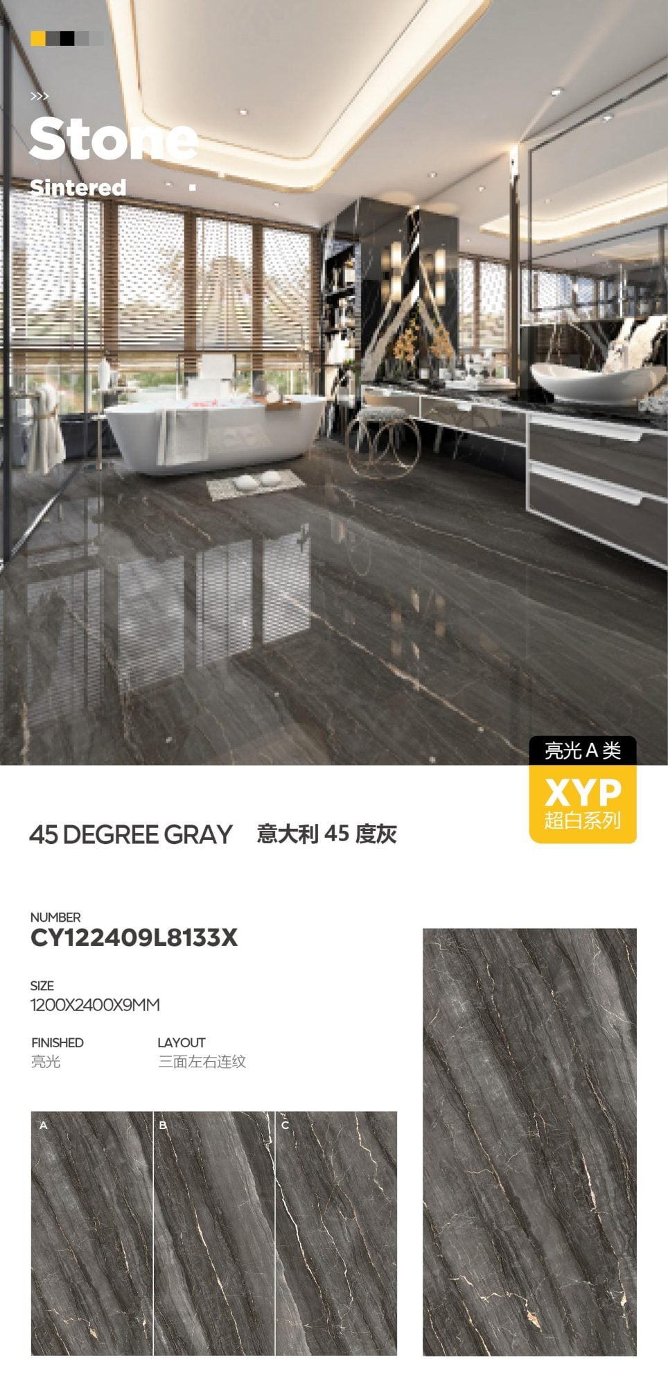 Italy 45 shades of gray CY122409L8133X image 1