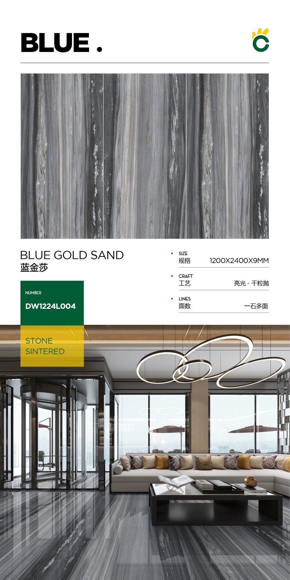 Jinsha azul DW1224L004 image 1