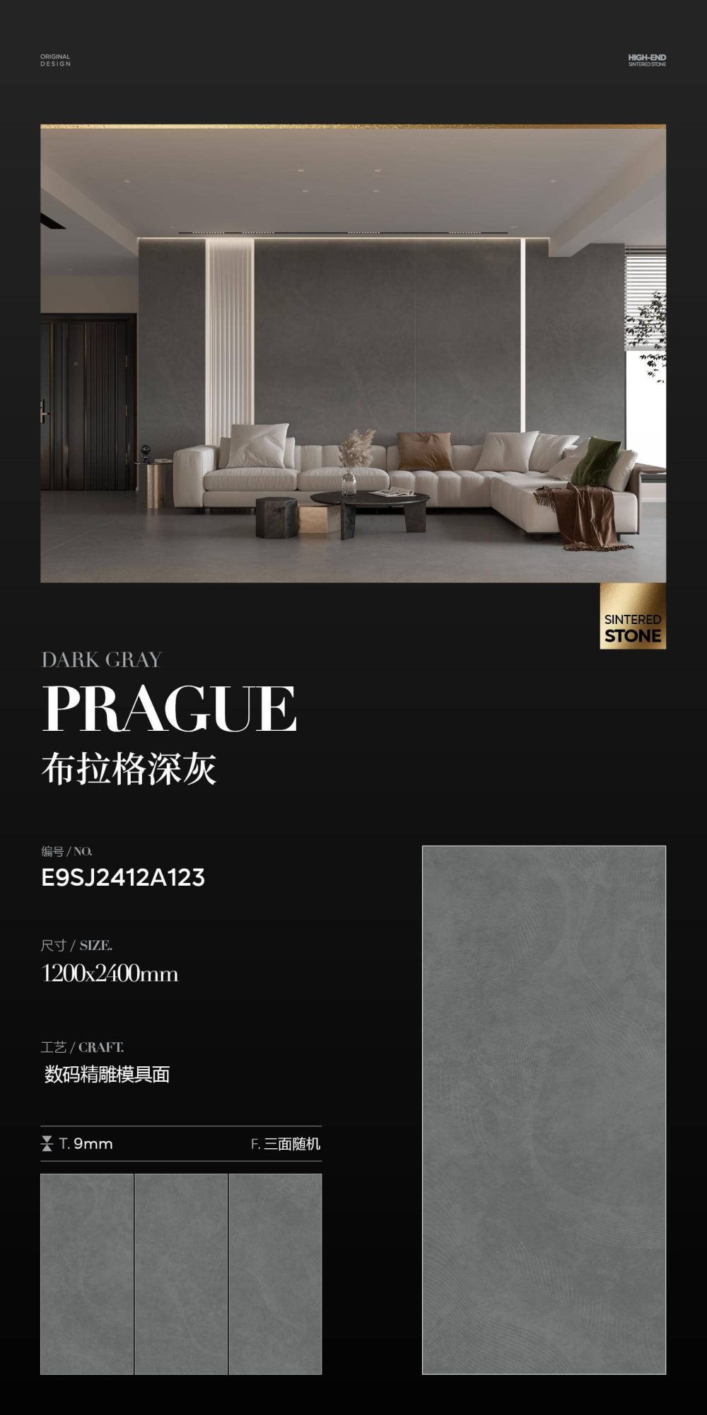 Praga grigio scuro E9SJ2412A123 image 1