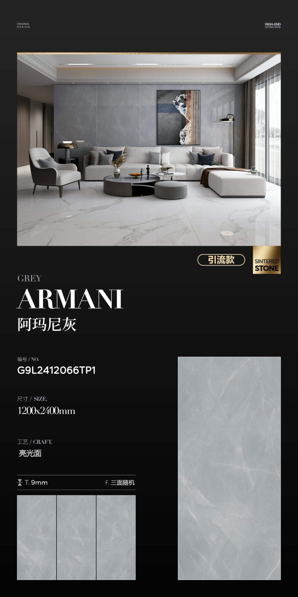 Armani Gray G9L2412066TP1 image 1