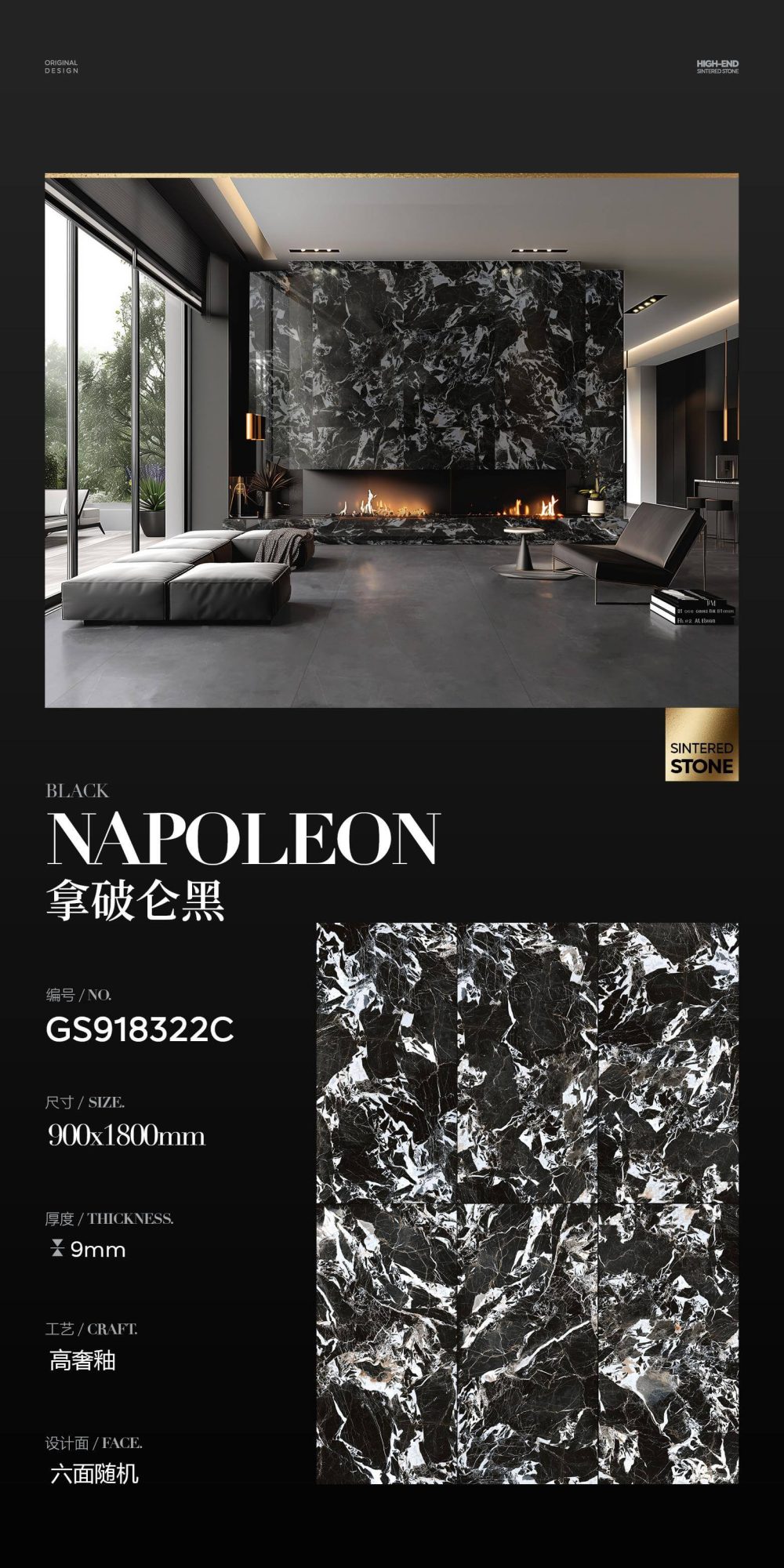 Napoleon black GS918322C image 1