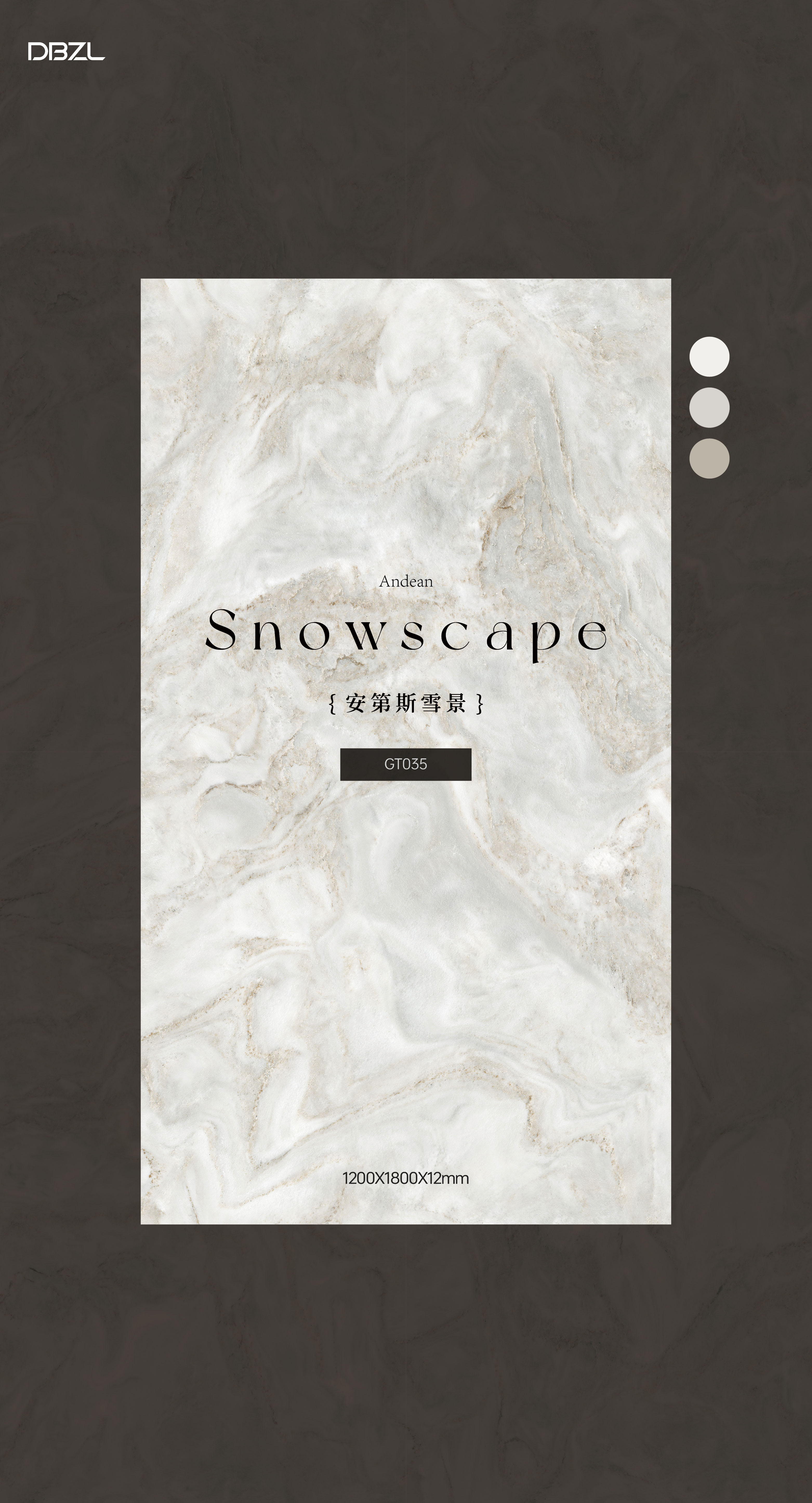 Andean snow scene GT035 image 2