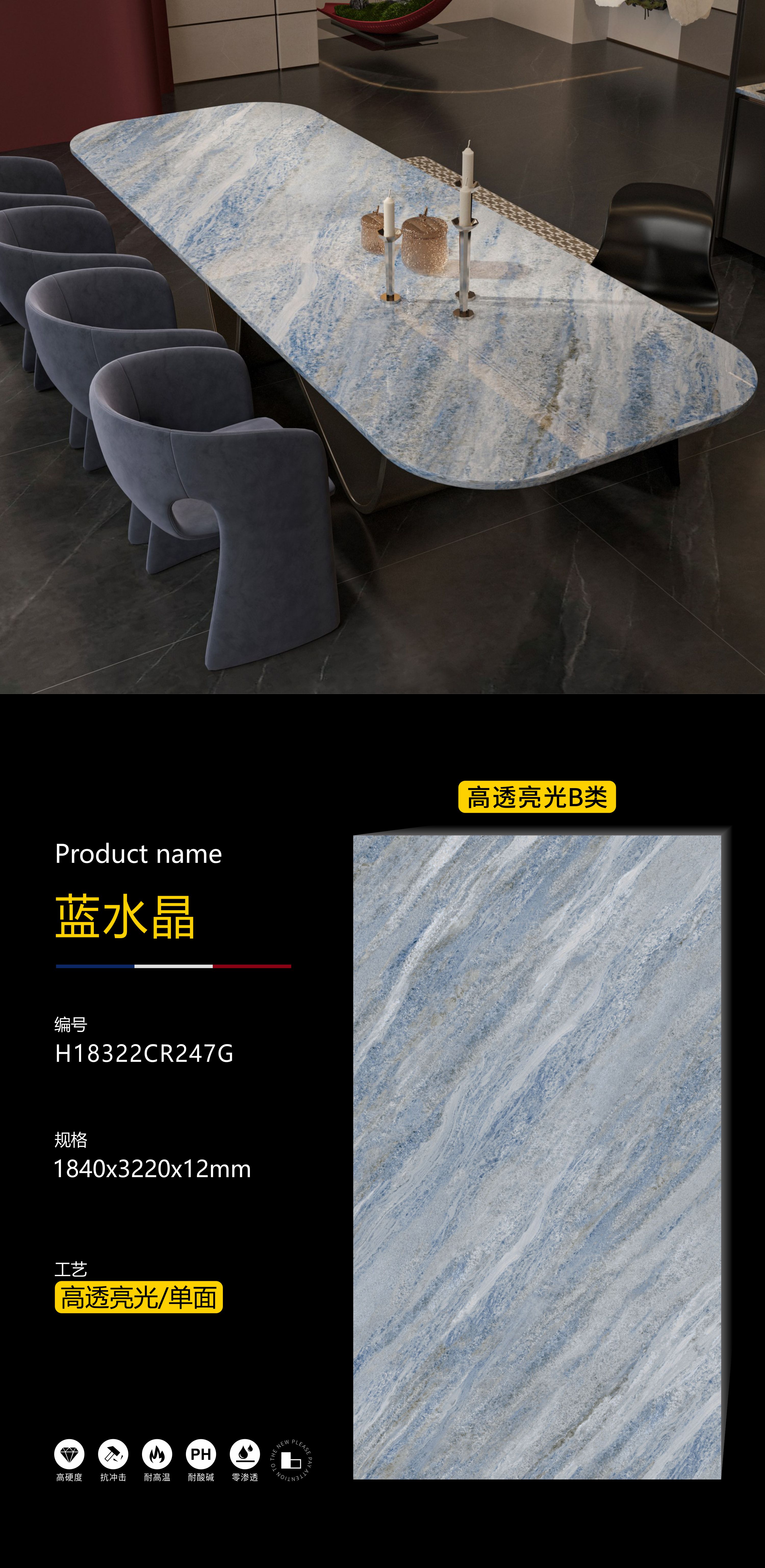 blue crystal