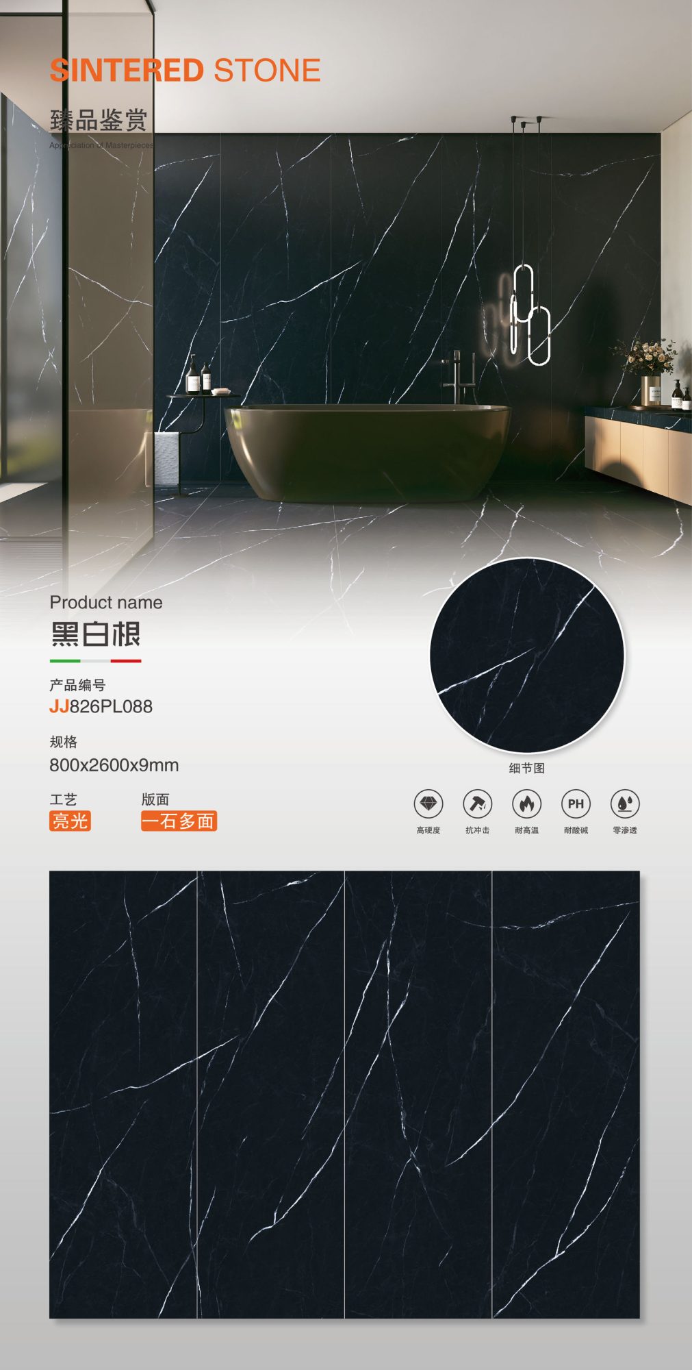 黒と白の根 JJ826PL088 image 1