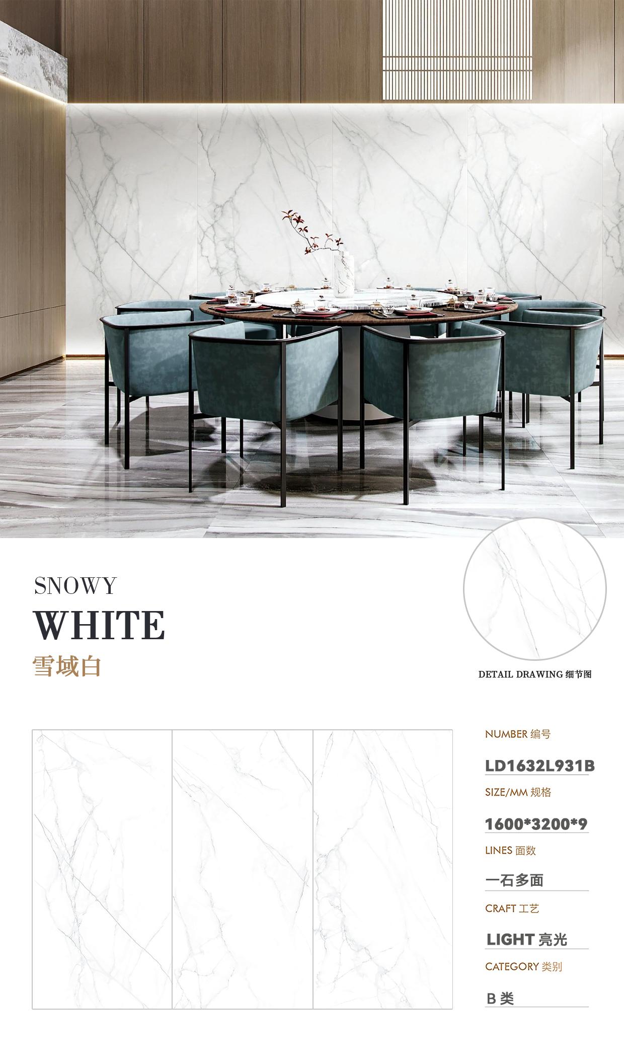 blanc comme neige LD1632L931B image 1