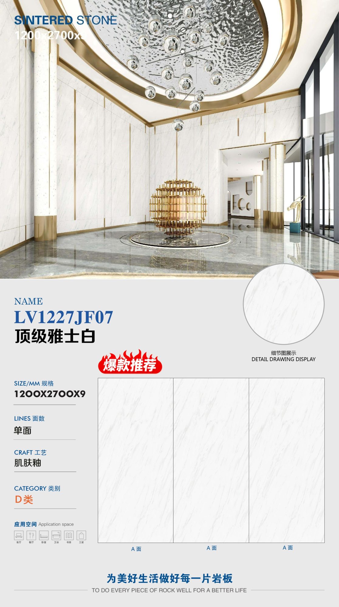 Top quality white LV1227JF07 image 1