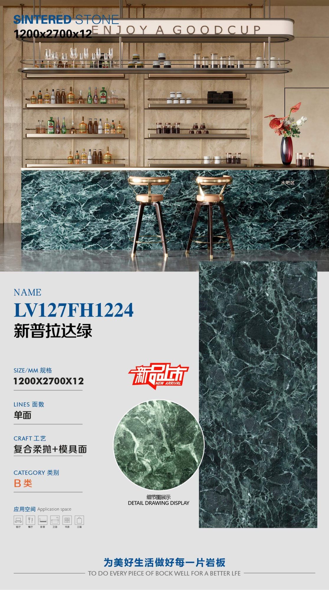 새로운 프라다 그린 LV127FH1224 image 1