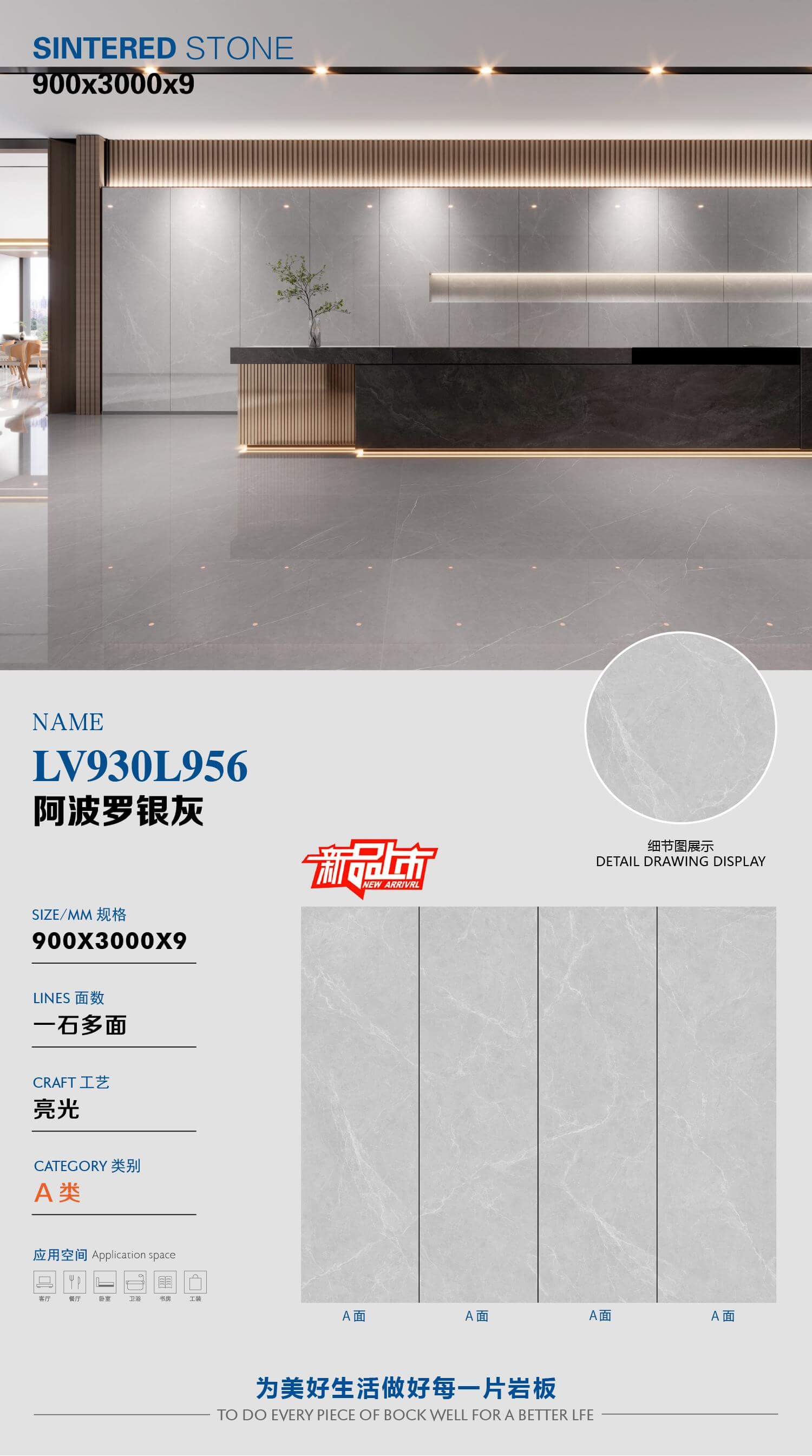 Apollo silver gray LV930L956 image 1