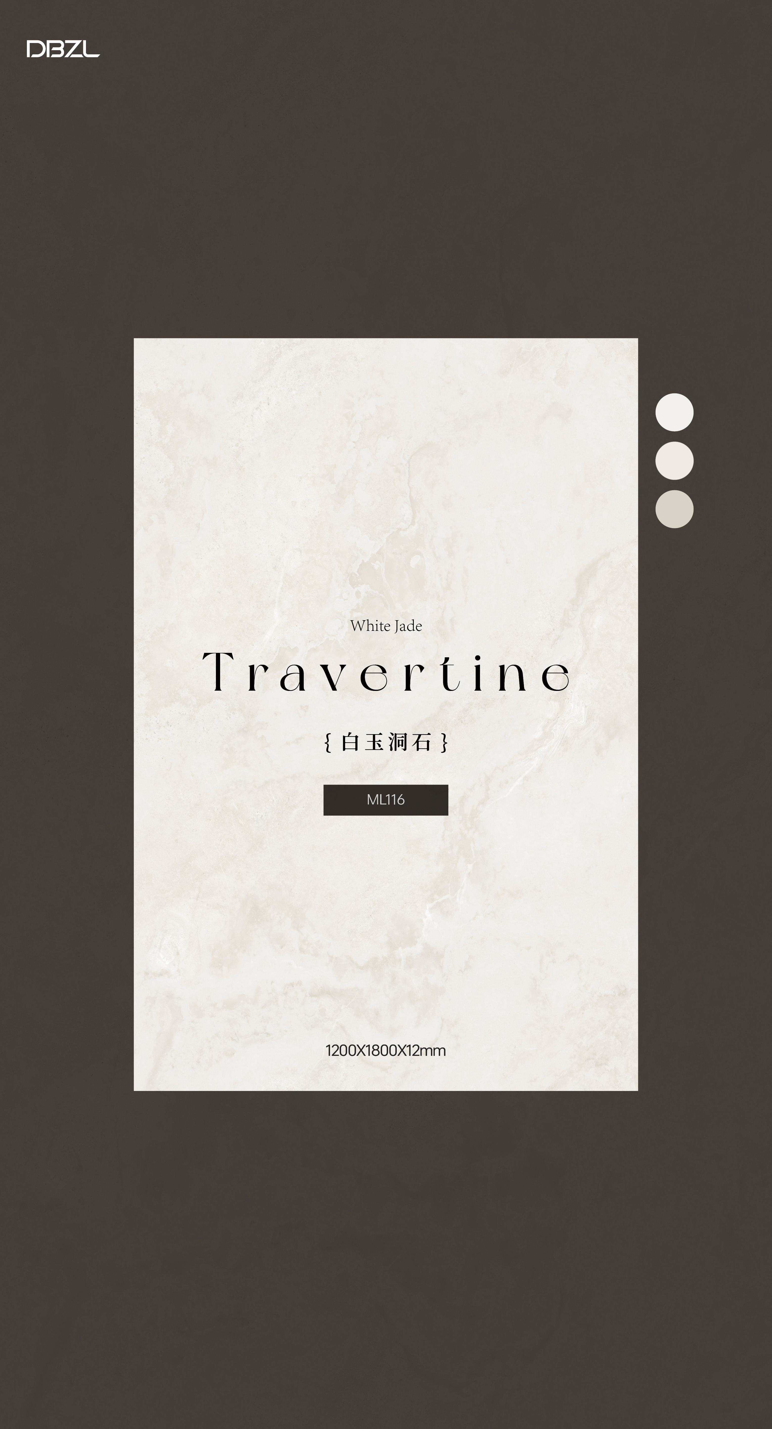 white jade travertine ML116 image 2