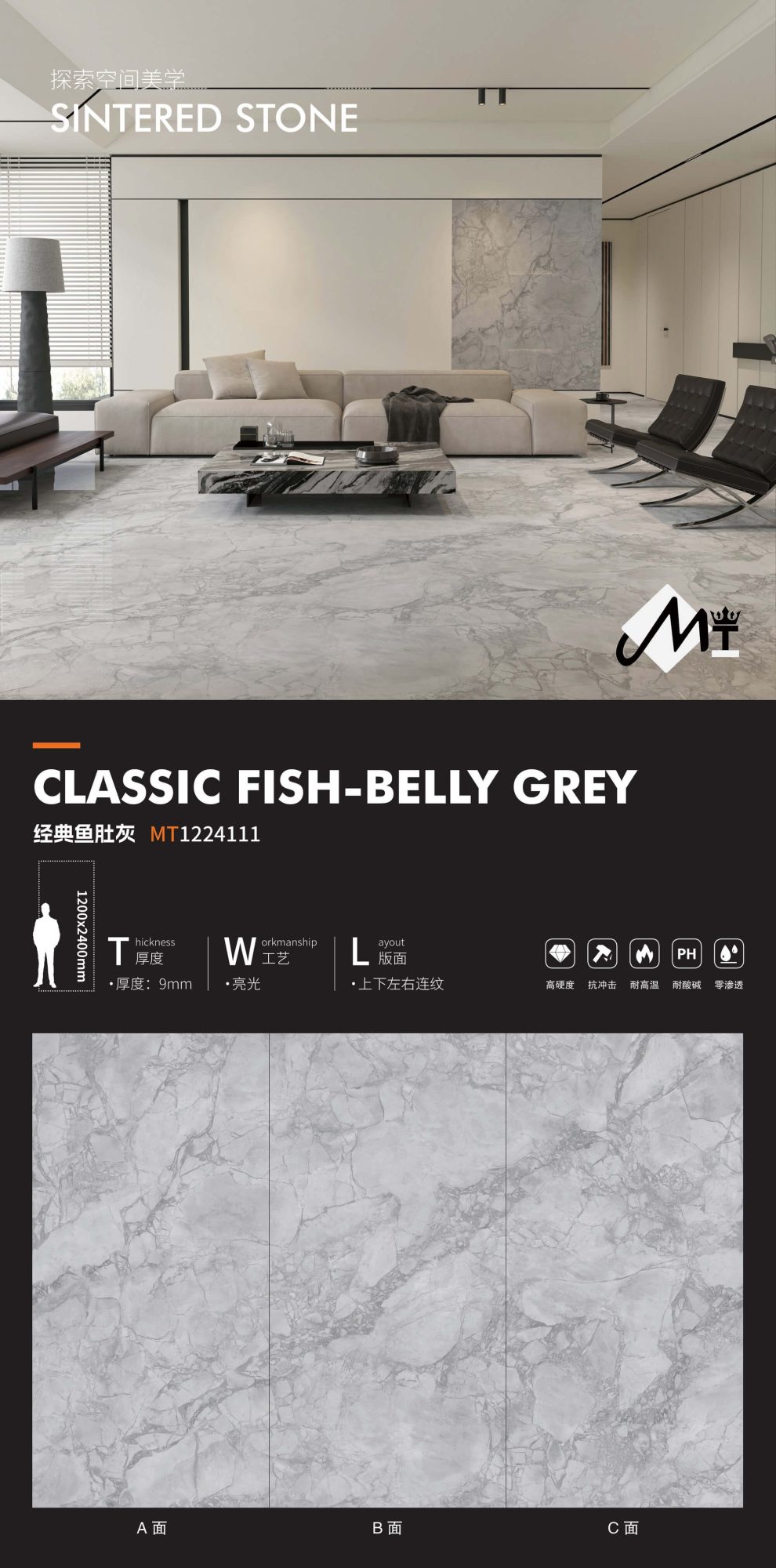 Classic fish belly gray MT1224111 image 1