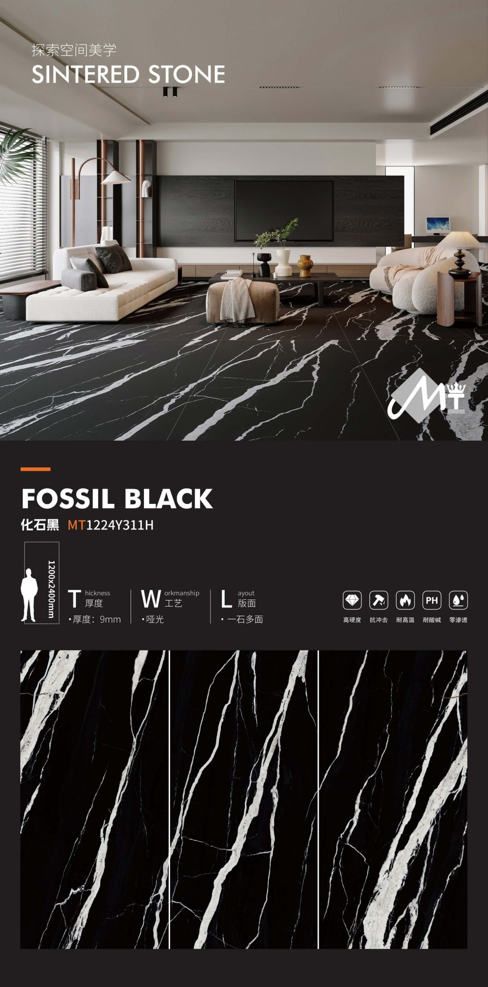 fossil black MT1224Y311H image 1
