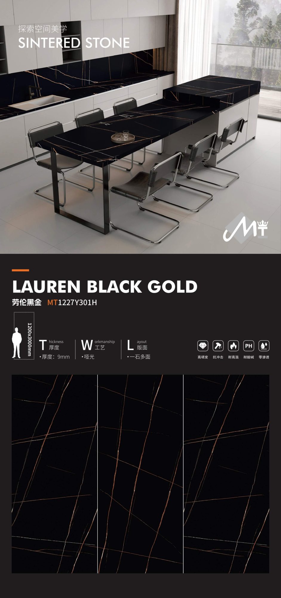 Lauren Nero Oro MT1227Y301H image 1