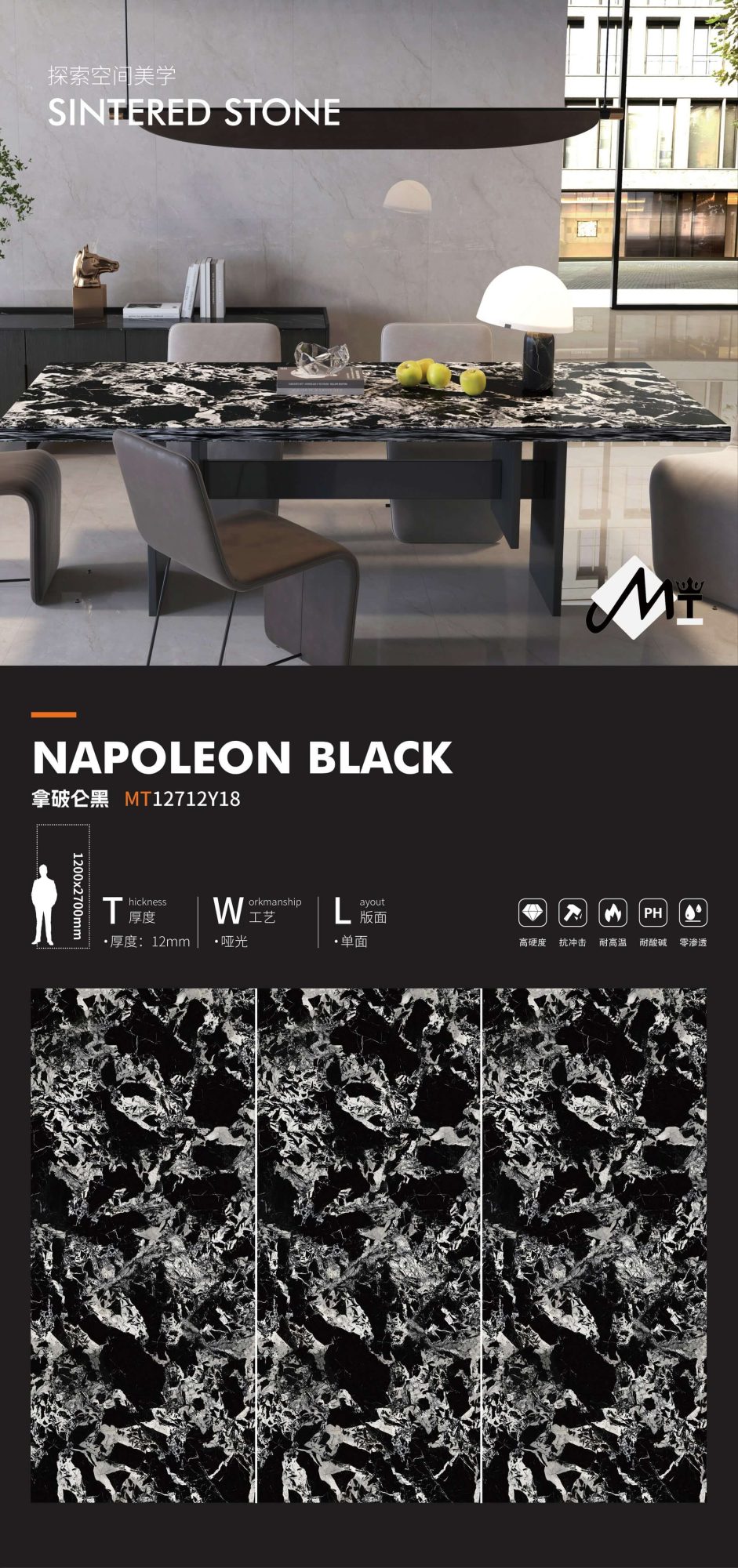 Napoleon black MT12712Y18 image 1