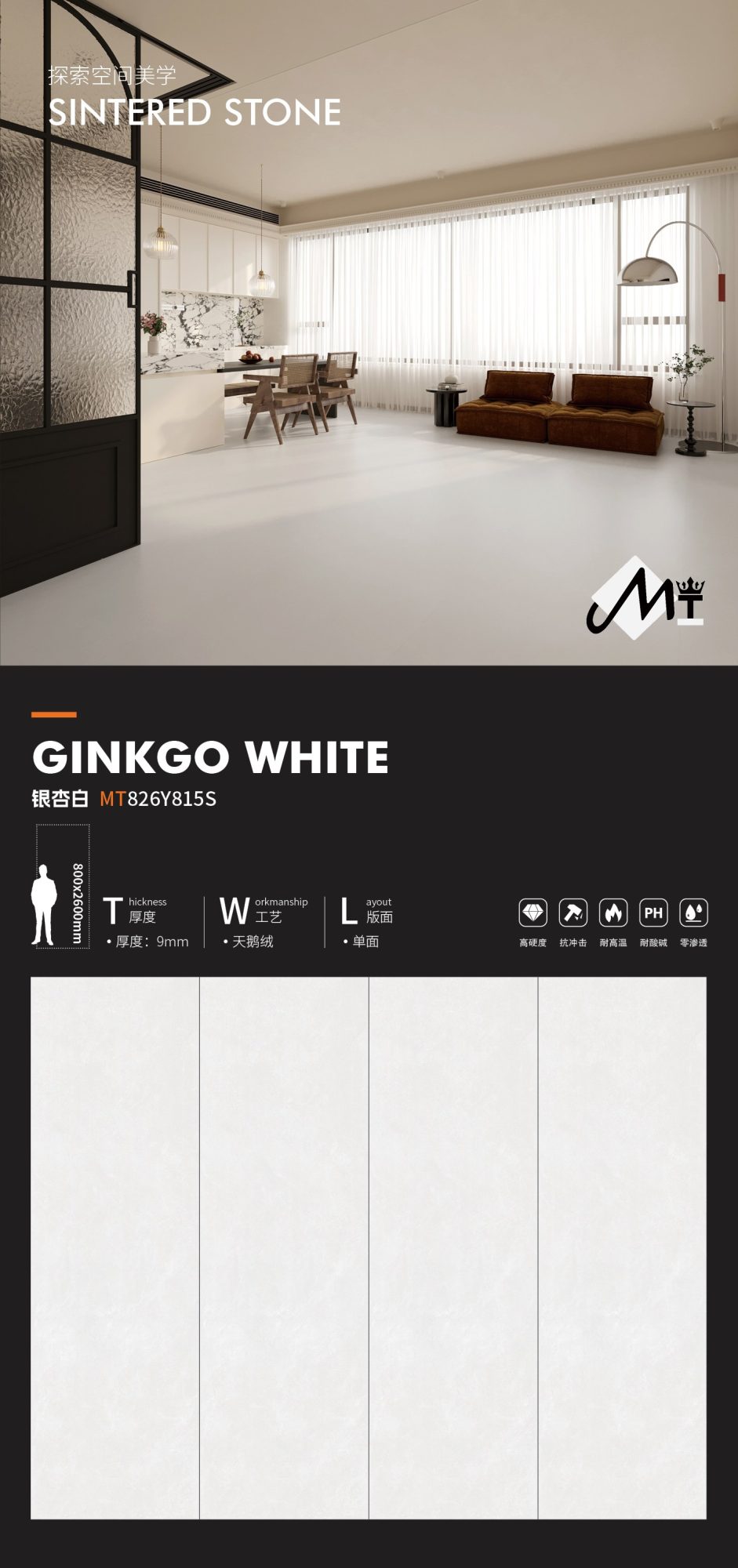 Ginkgo white MT826Y815S image 1