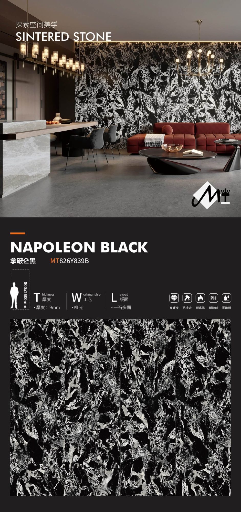 Napoleon schwarz MT826Y839B image 1