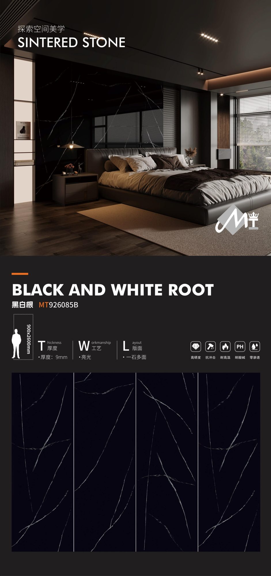 Black and white roots