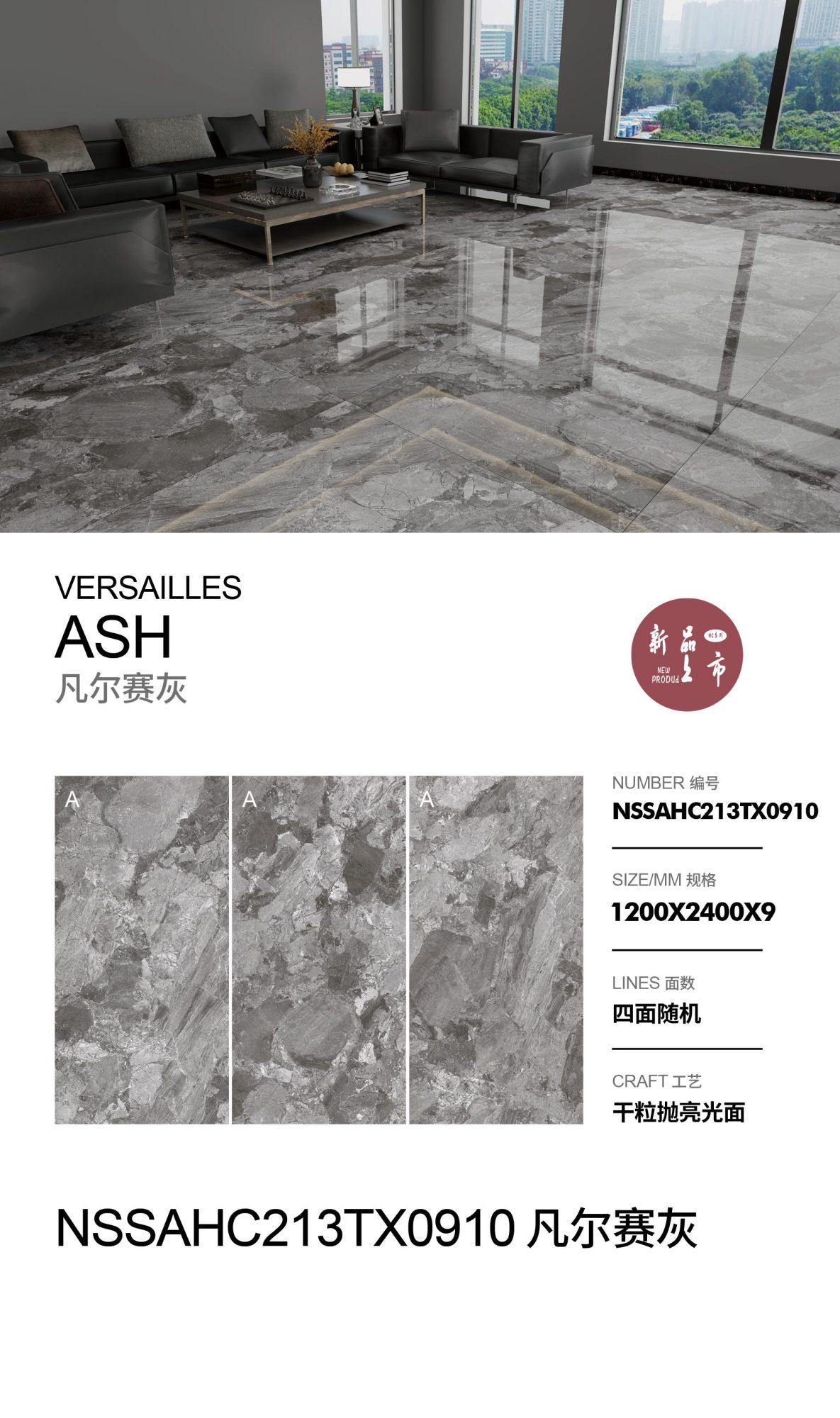 Versailles Grau NSSAHC213TX0910 image 1