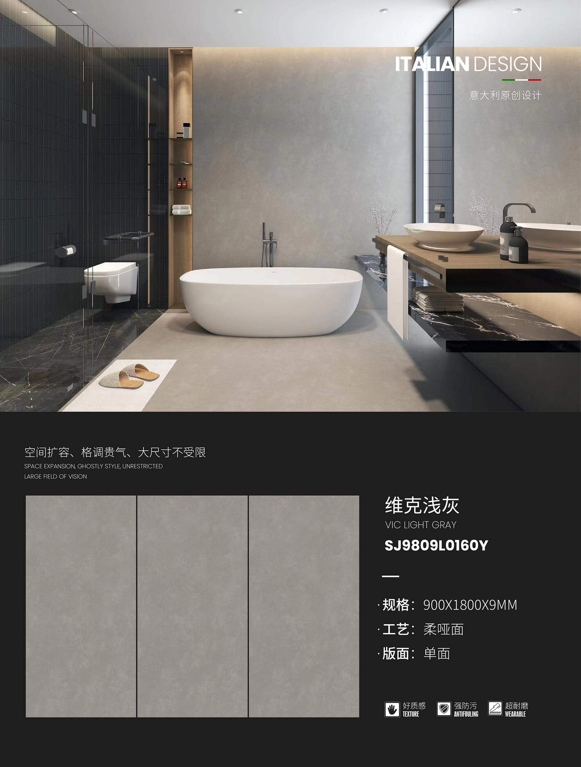 Vick light gray SJ9809L0160Y image 1
