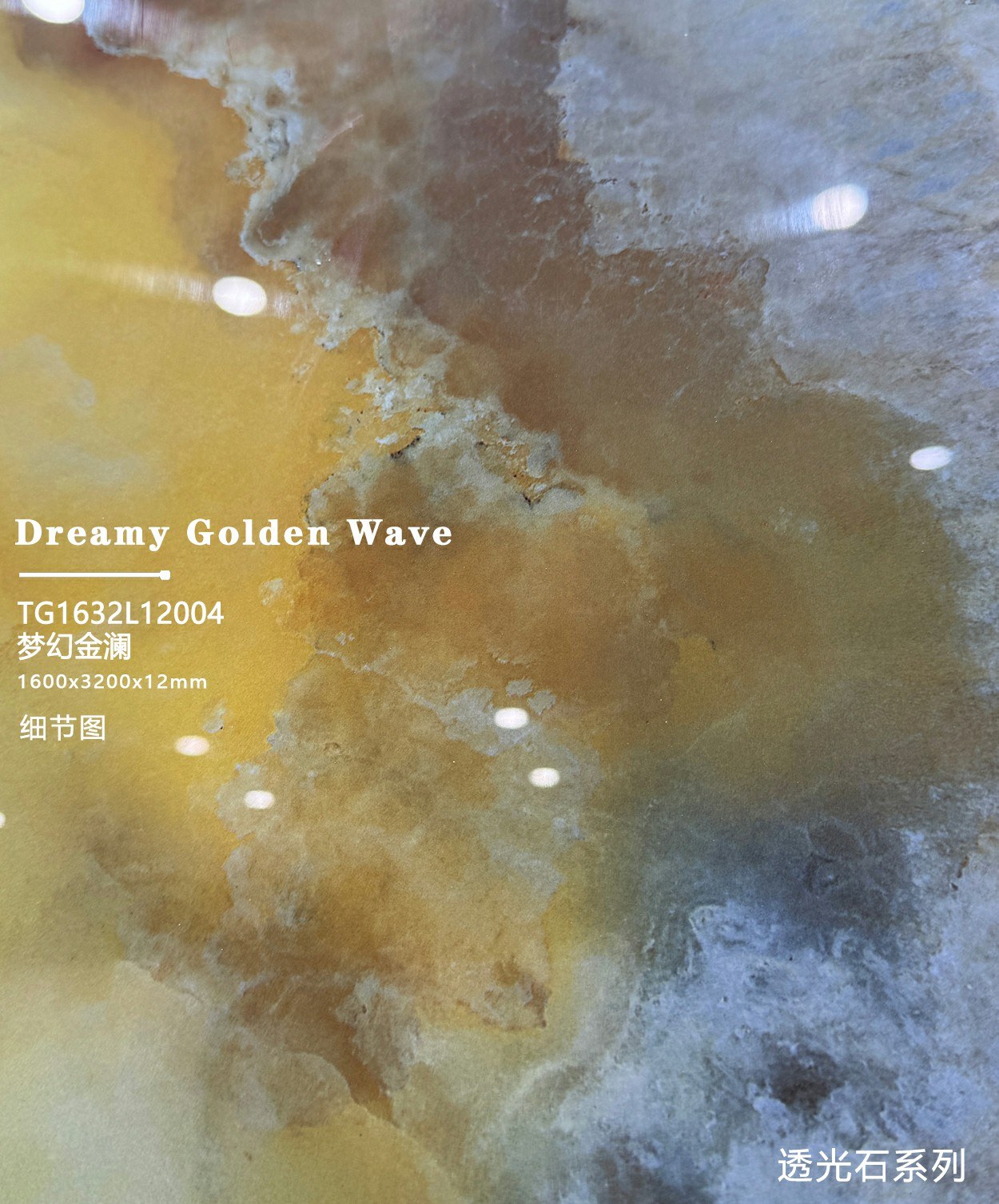 Dreamy golden waves TG1632L12004 image 3