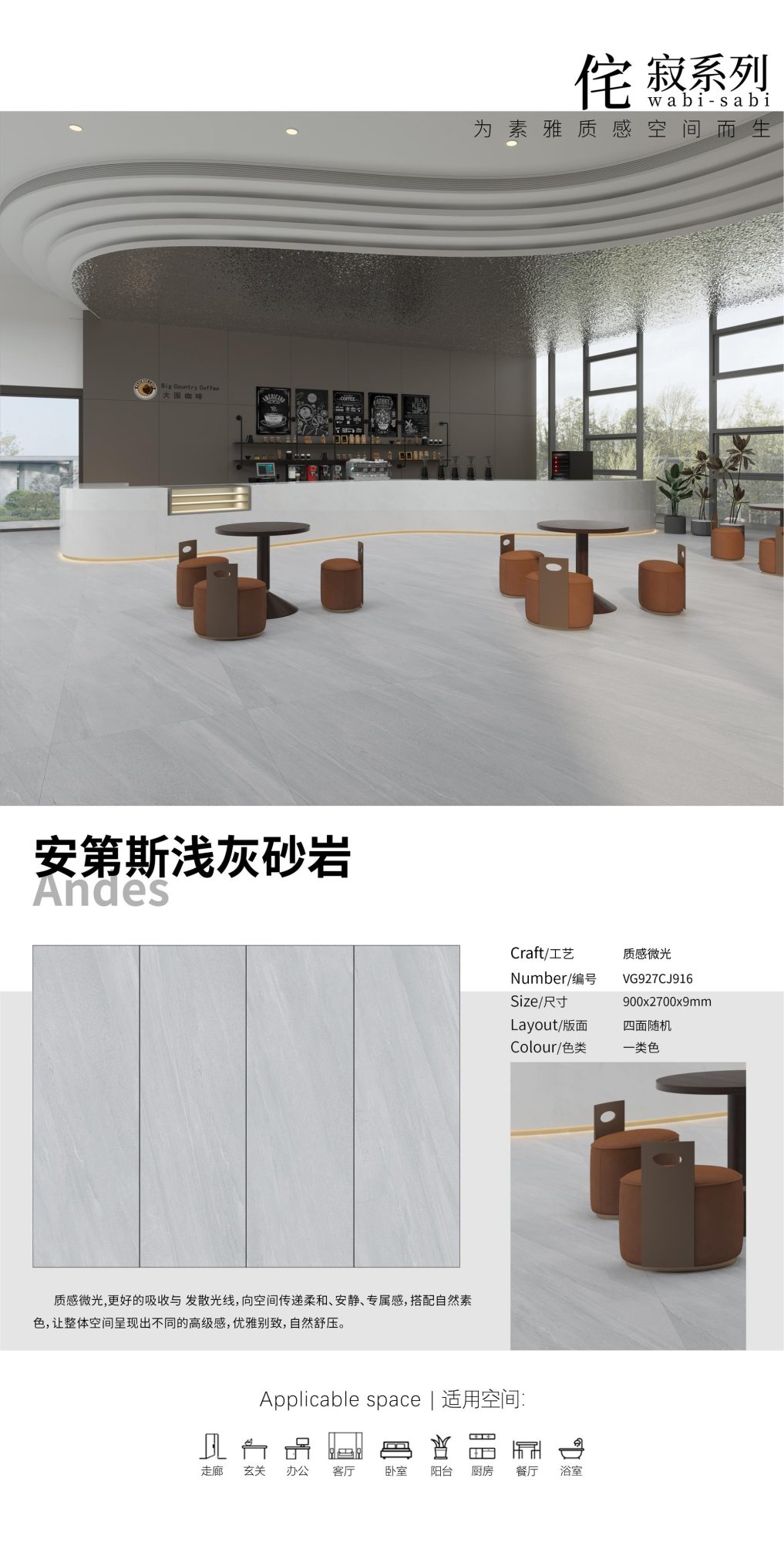Andean light gray sandstone VG927CJ916 image 1